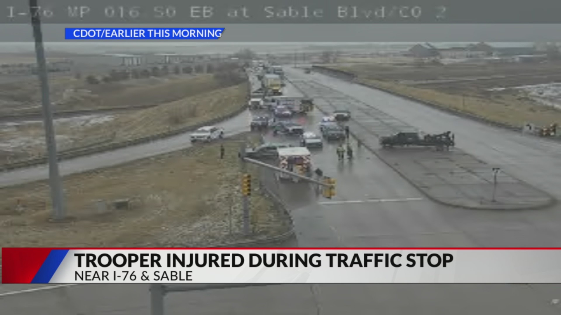 Suspect at large after hitting trooper with vehicle: CSP – FOX31 Denver