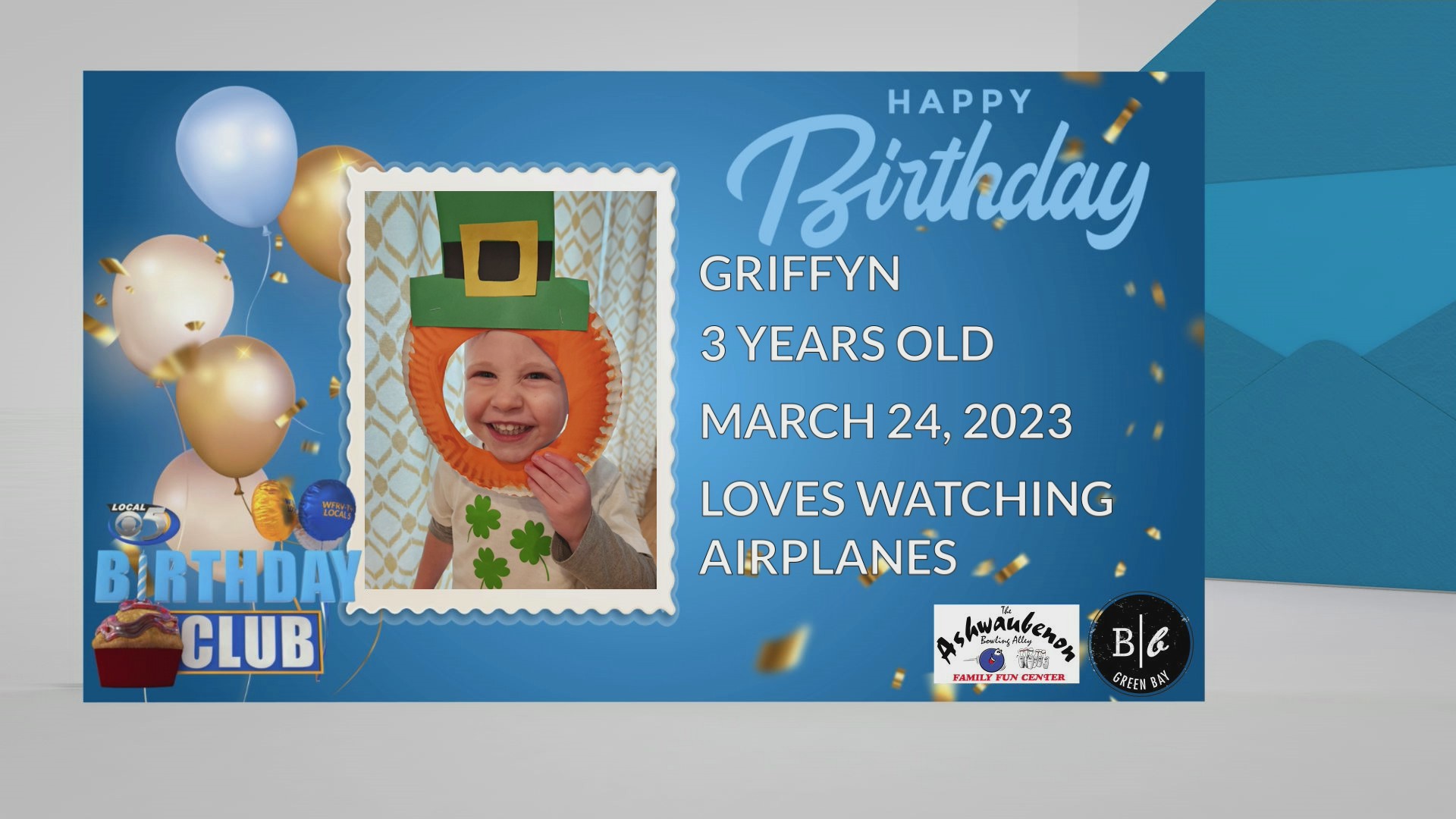 Birthday Club 3/24/26 – WFRV Local 5 – Green Bay, Appleton