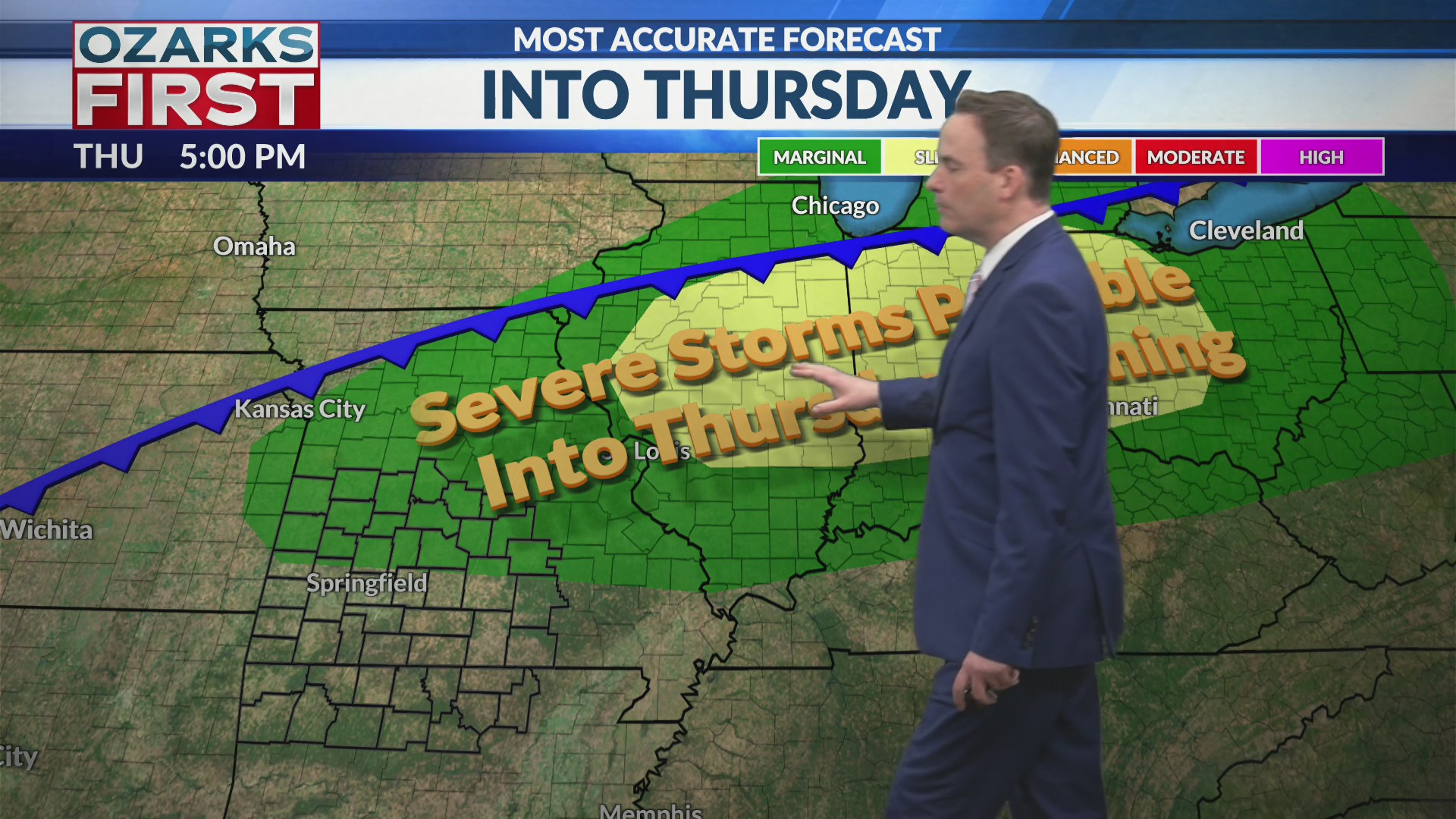 Running through record highs ahead of overnight storms Thursday – KOLR ...