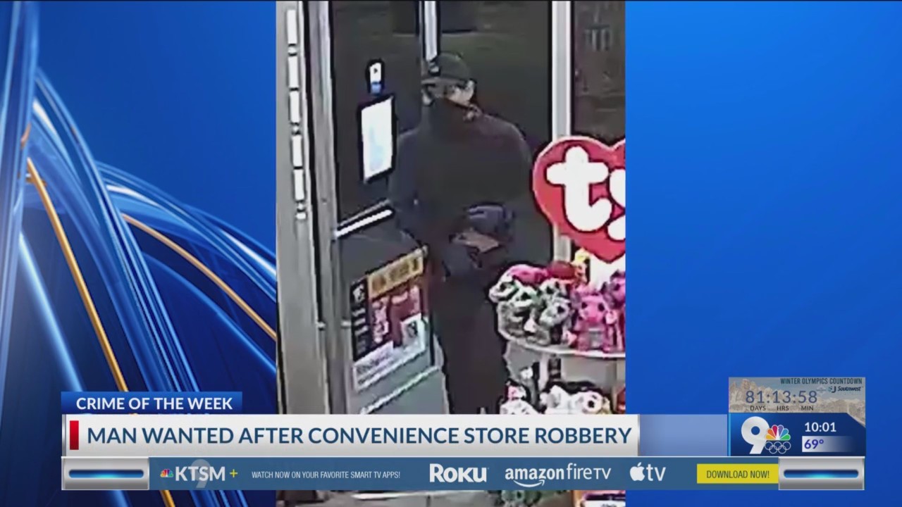 Man wanted after convenience store robbery – KTSM 9 News