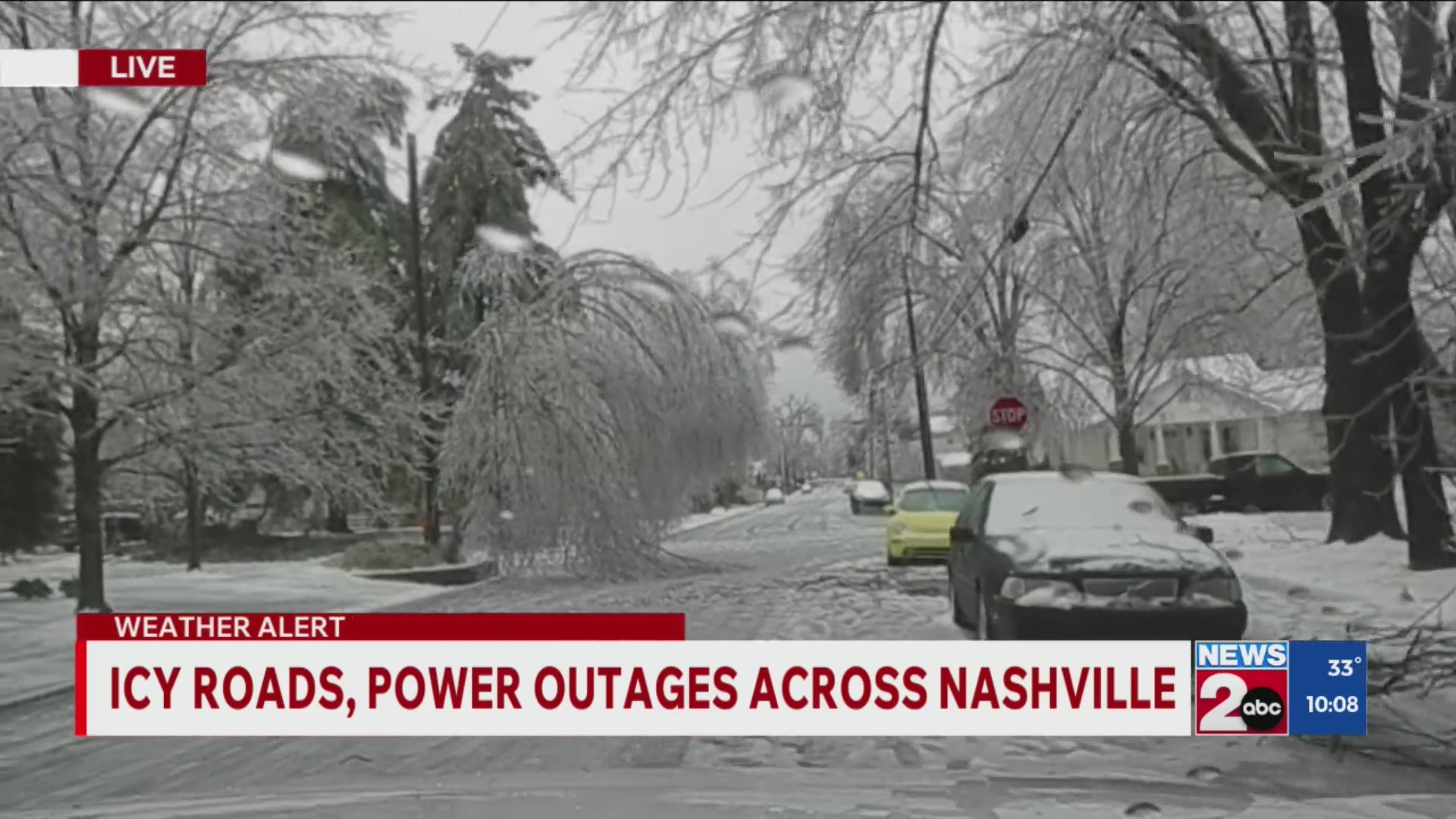 Icy roads, power outages across Nashville, TN amid winter storm – WKRN ...