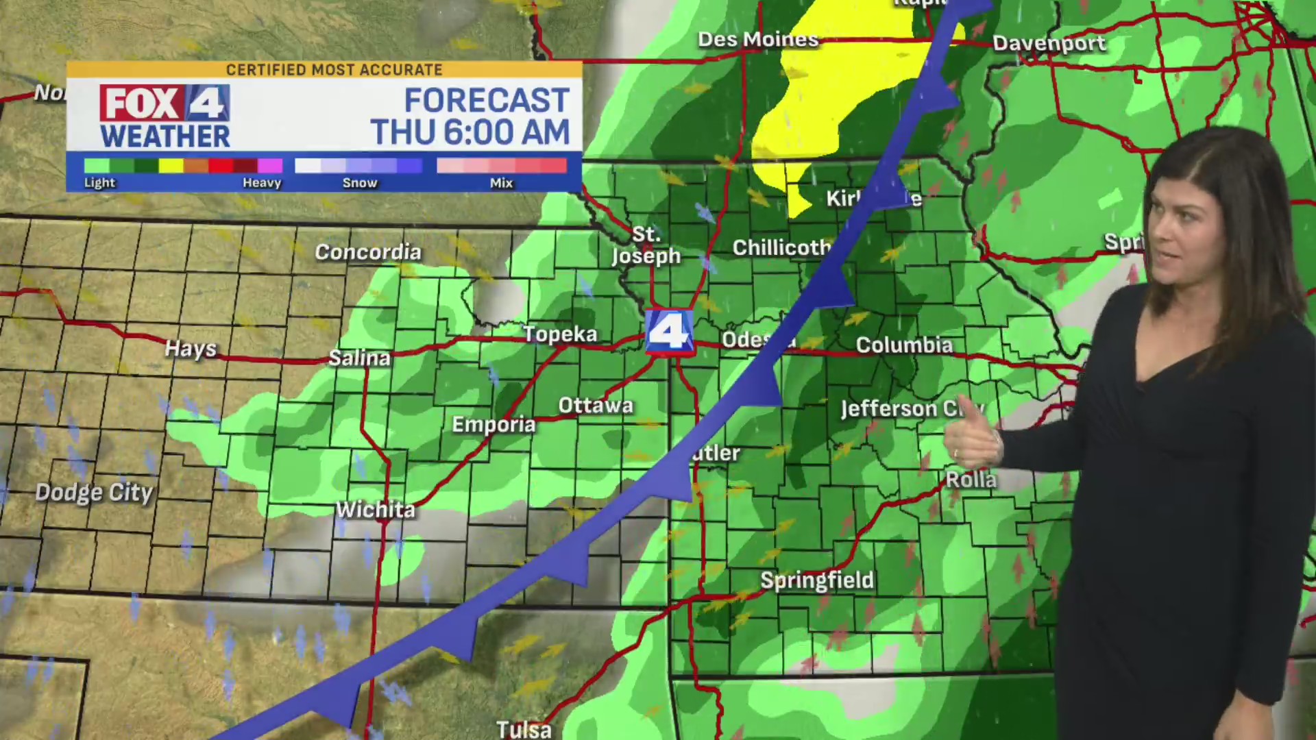 FOX4 Forecast: Cold start, warmer finish! – FOX 4 Kansas City WDAF-TV ...