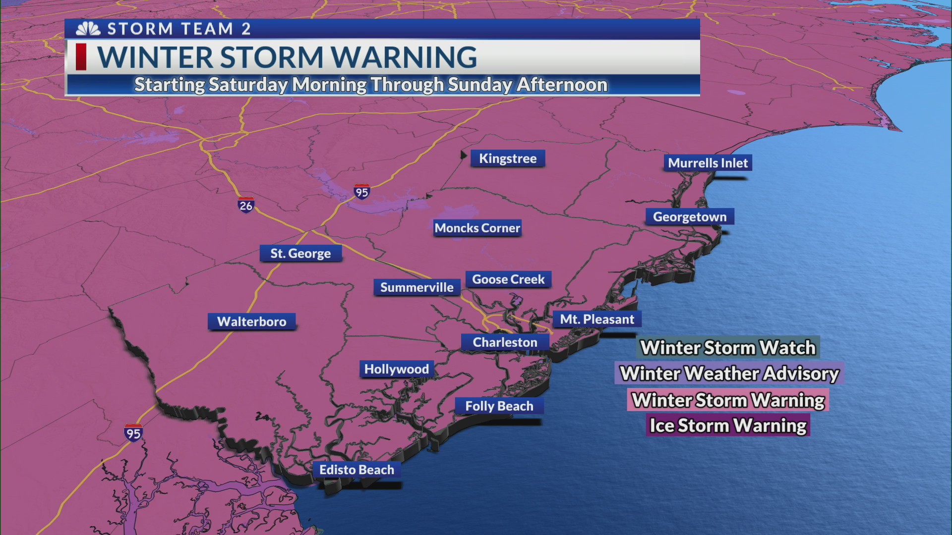 Storm Team 2 winter weather update – WCBD News 2