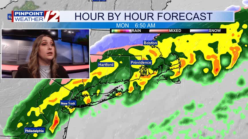 WPRI 12 Weather Now 3/22/26: Heavy Rain Early Monday; Snow Showers ...