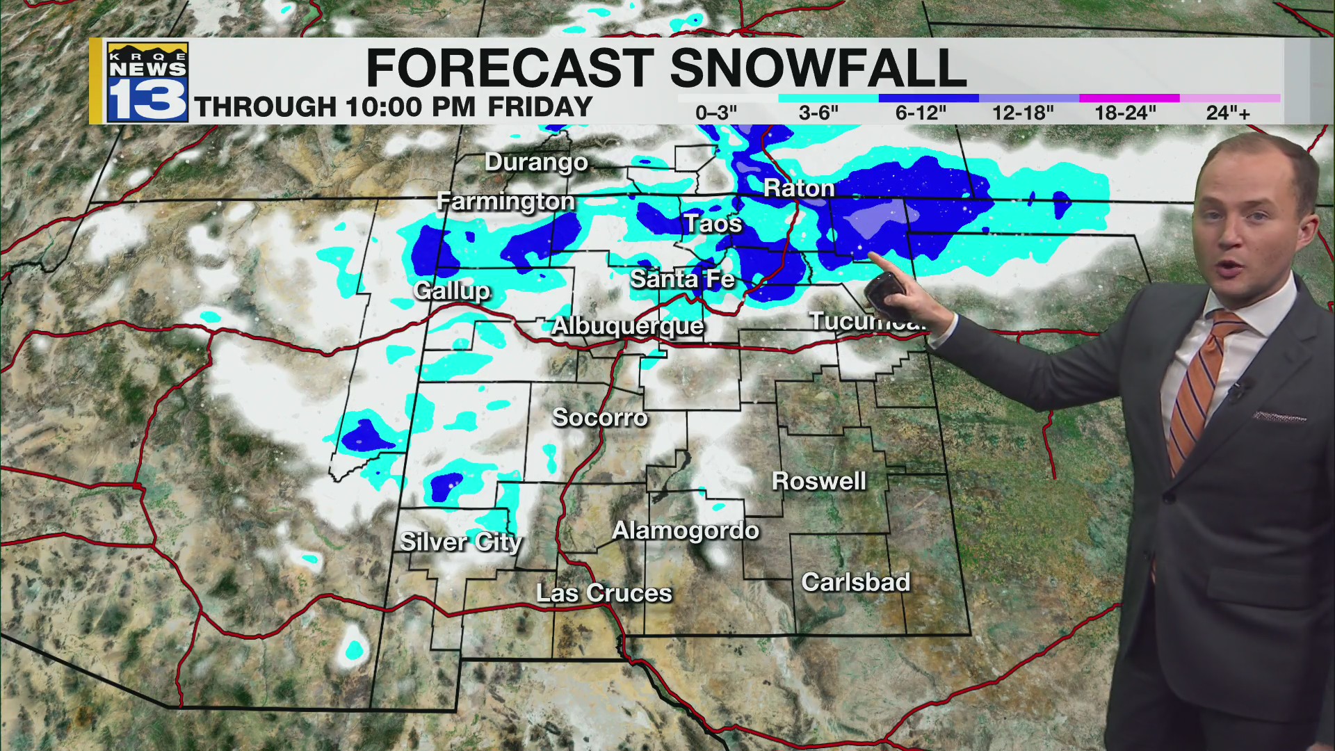 Second winter storm moving into New Mexico – KRQE NEWS 13 – Breaking ...