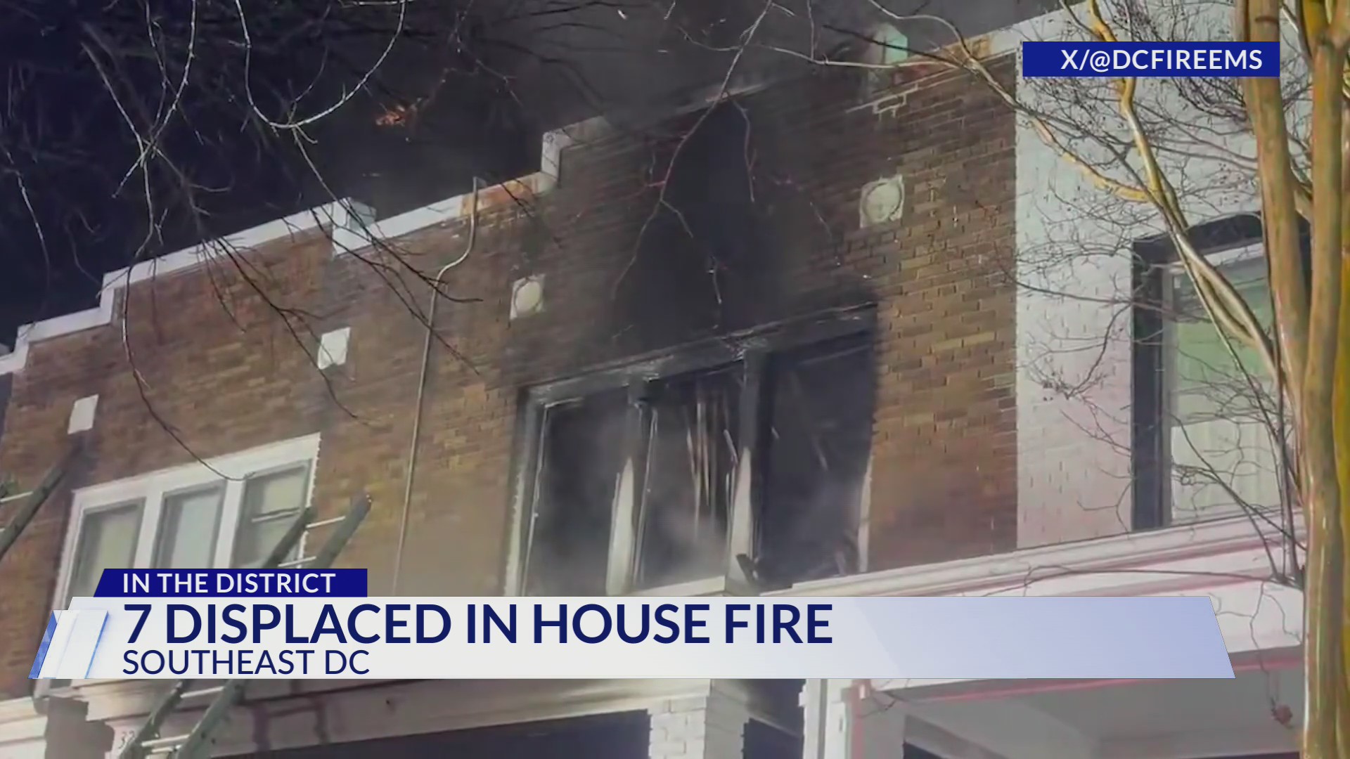 7 people, 2 cats displaced after row house fire in Lincoln Park – DC ...