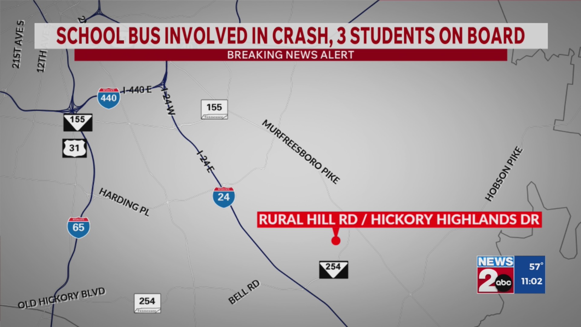Students transported after school bus crash in Antioch – WKRN News 2