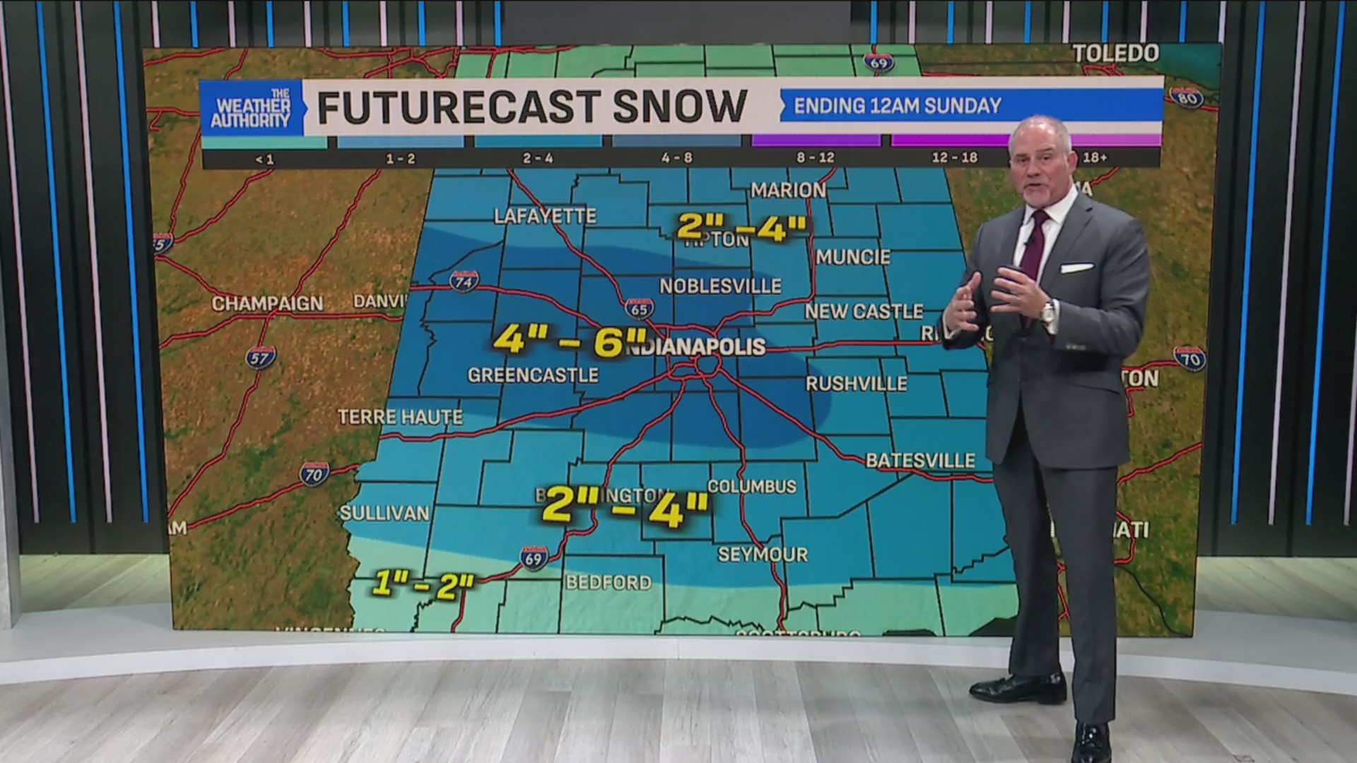 Several inches of snow before a bitter cold blast this weekend – Fox 59