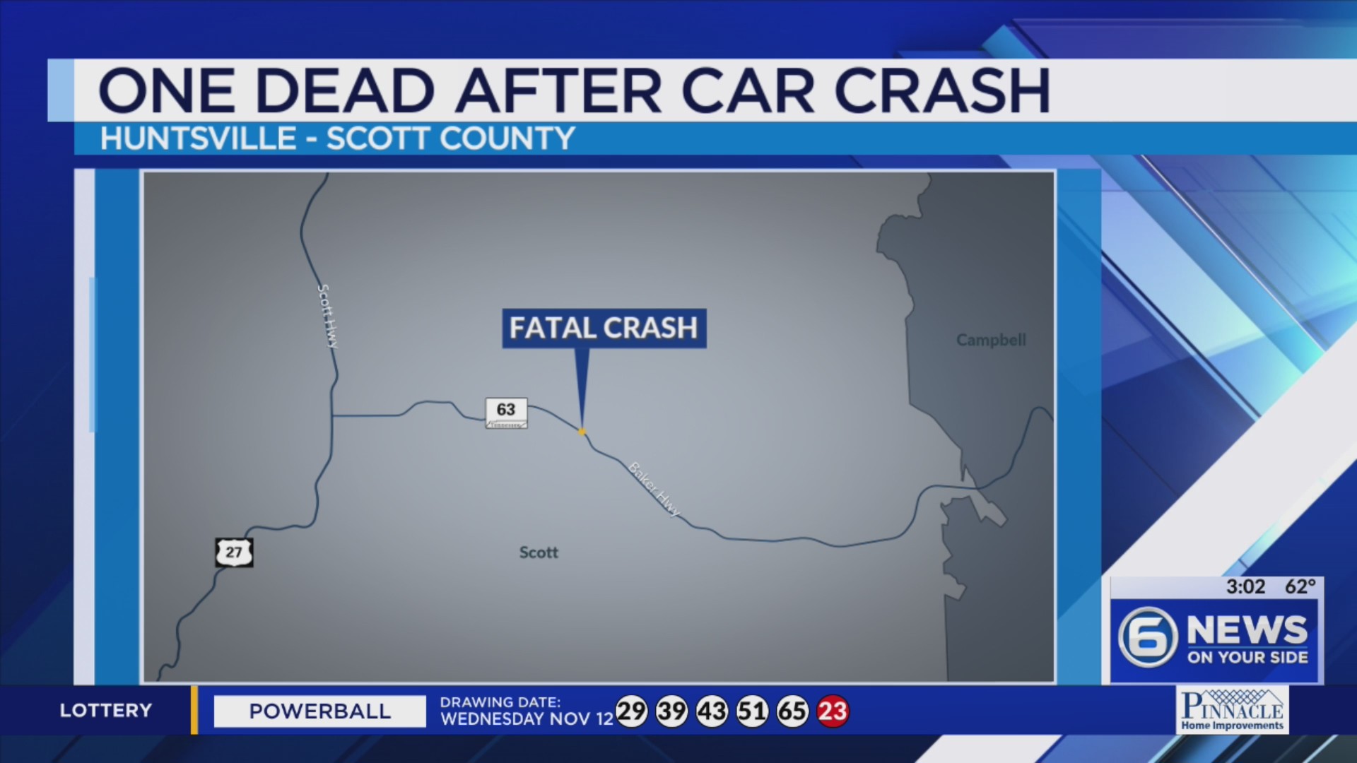 67-year-old woman dead after crash in Scott County – WATE 6 On Your Side