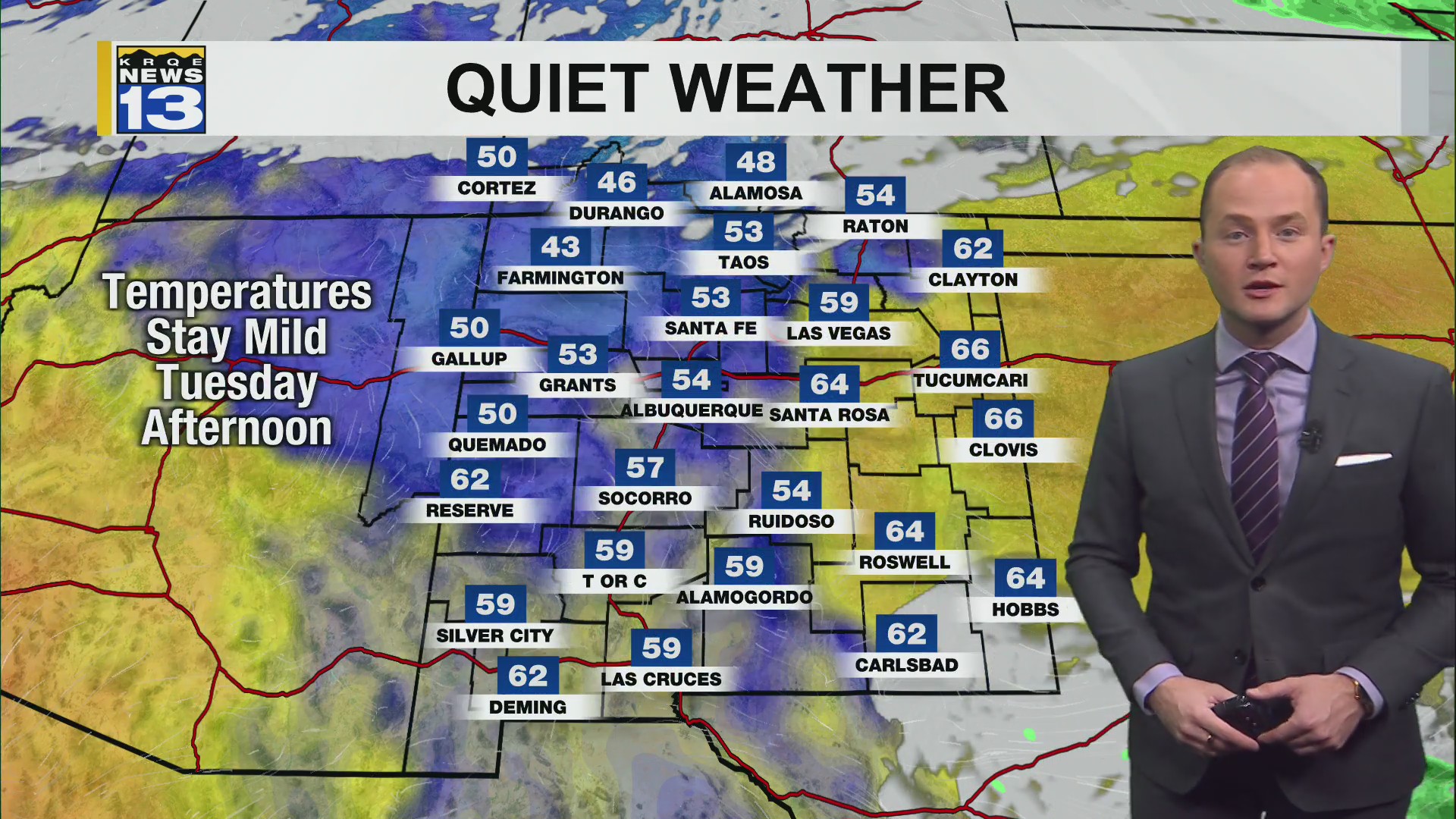 Quieter, drier weather returning to New Mexico – KRQE NEWS 13 ...
