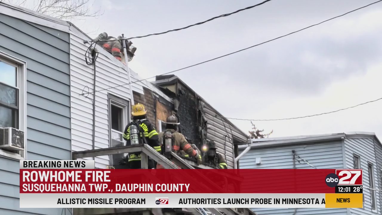 Crews respond to rowhome fire in Dauphin County – ABC27
