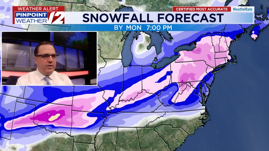 WPRI 12 Weather Now 1/23/26: Bitterly cold with significant snow this ...