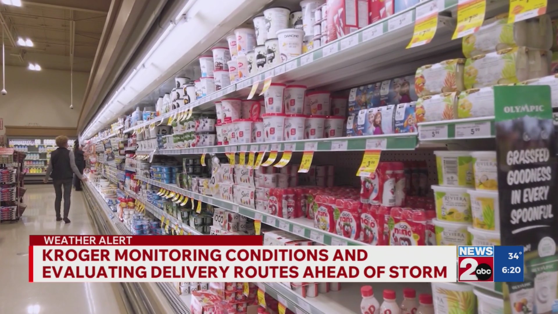 Kroger Delivery Ruts Kroger monitoring conditions and evaluating delivery routes ahead of ...