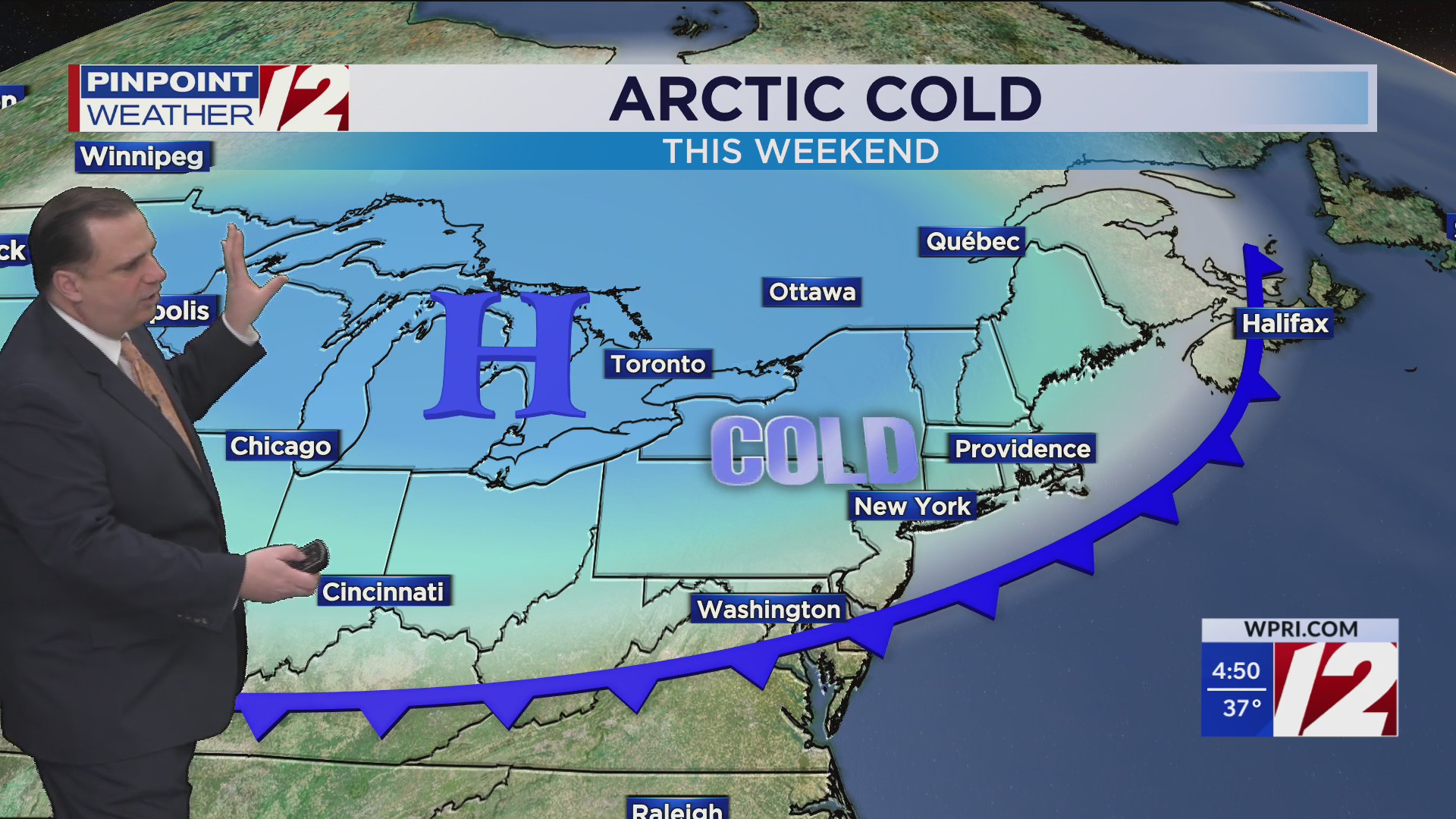WPRI 12 Weather Forecast for 1/22/26: Icy spots this morning; snow ...