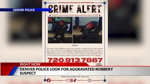 Denver police looking for aggravated robbery suspect – FOX31 Denver