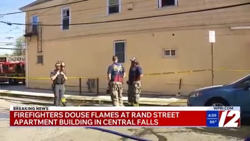 Crews douse flames at Central Falls apartment building – WPRI.com