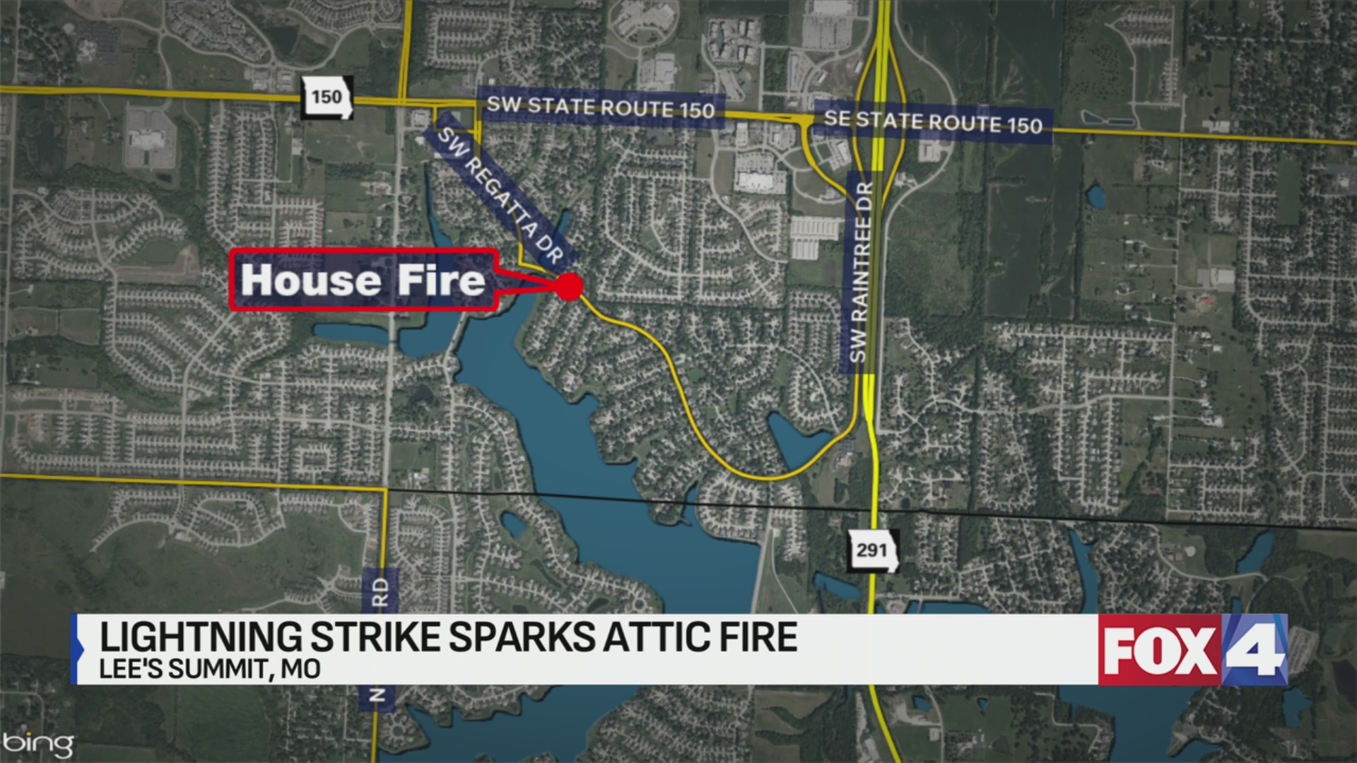 Lightning strike sparks house fire in Lee’s Summit – FOX 4 Kansas City ...
