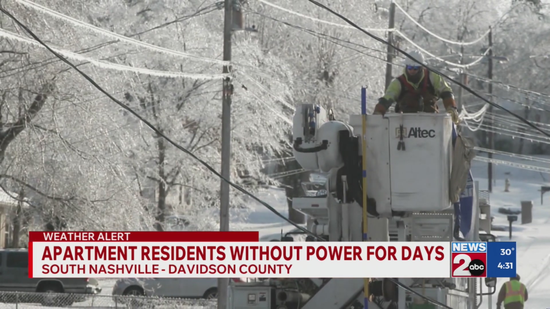 Residents of South Nashville apartment complex without power for days ...