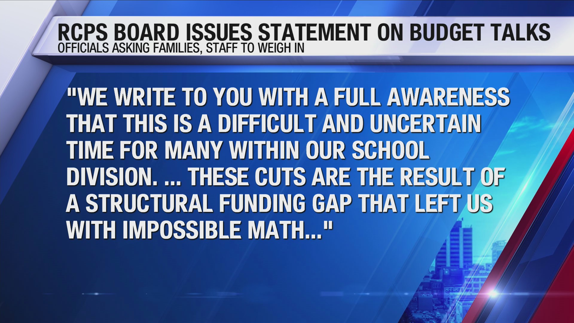 Roanoke City School Board releases a message about school division ...