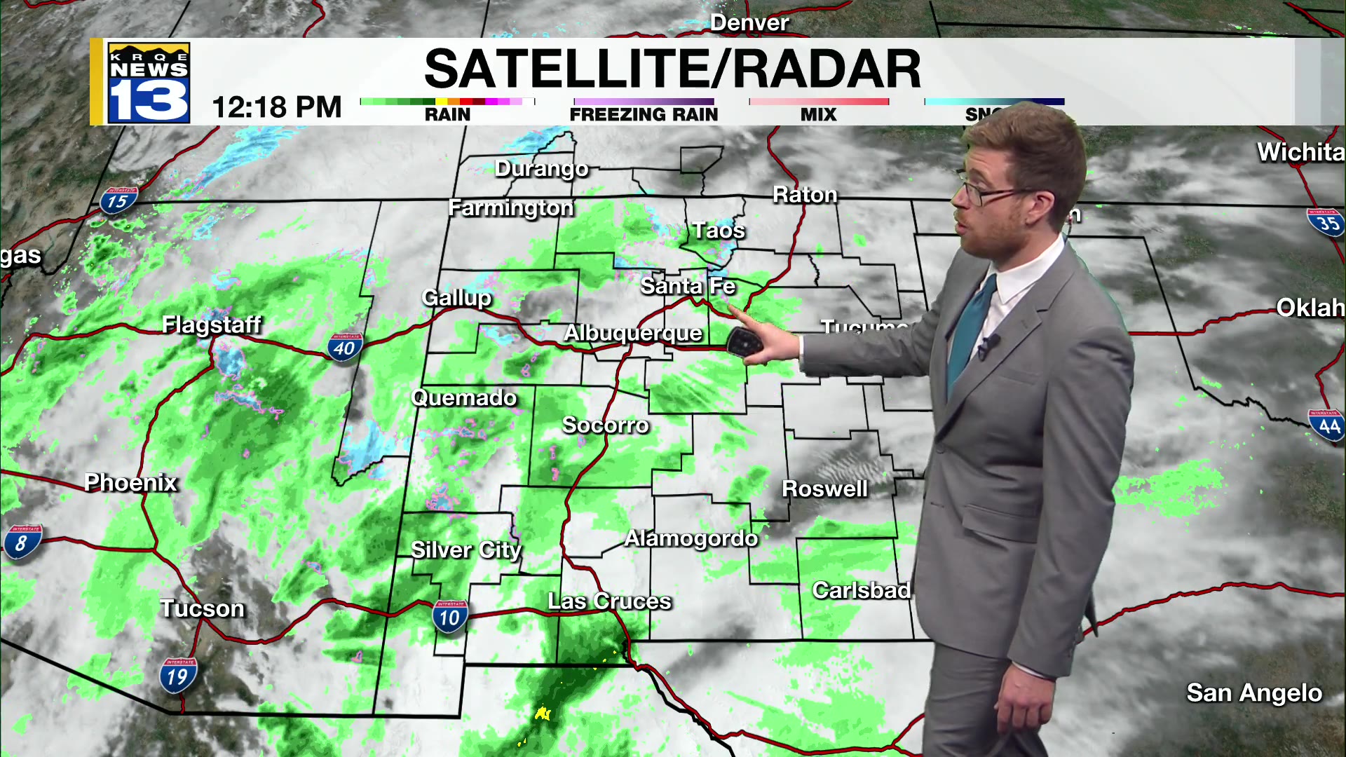 Rain, mountain snow move through New Mexico Friday – KRQE NEWS 13 ...