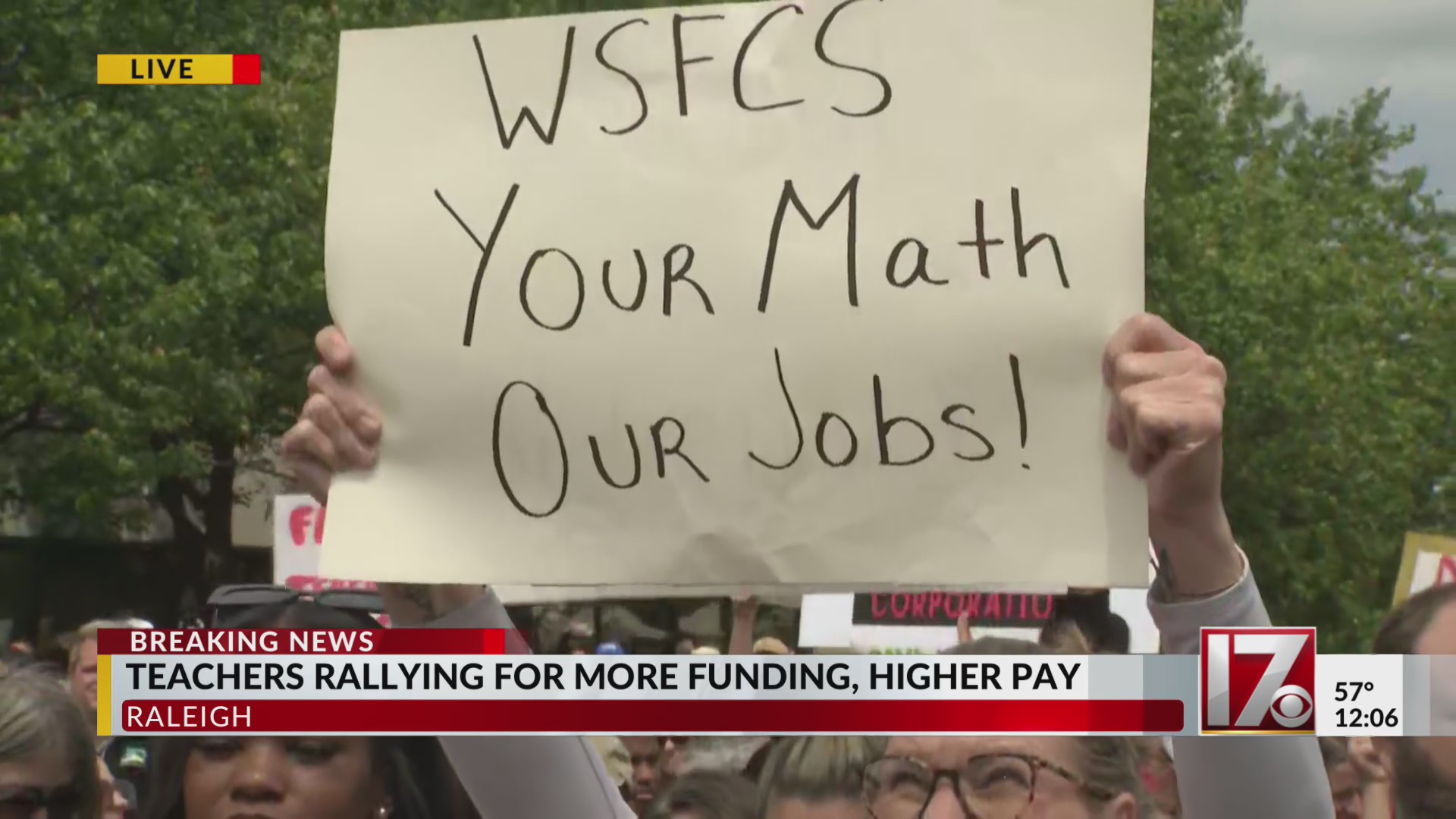 North Carolina teachers rally for more funding, higher pay in Raleigh ...