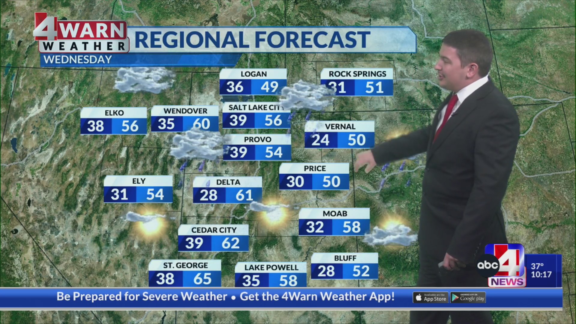 Above average temperatures with valley rain and mountain snow on the ...