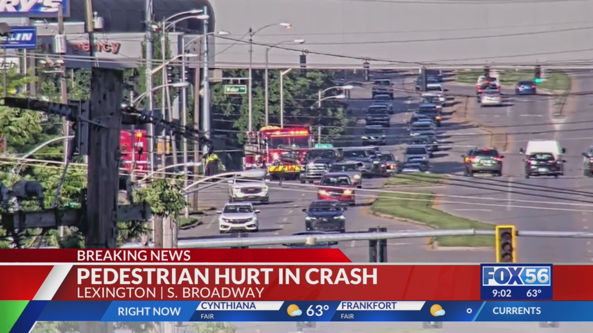 Pedestrian injured in Lexington crash on South Broadway – FOX 56 News