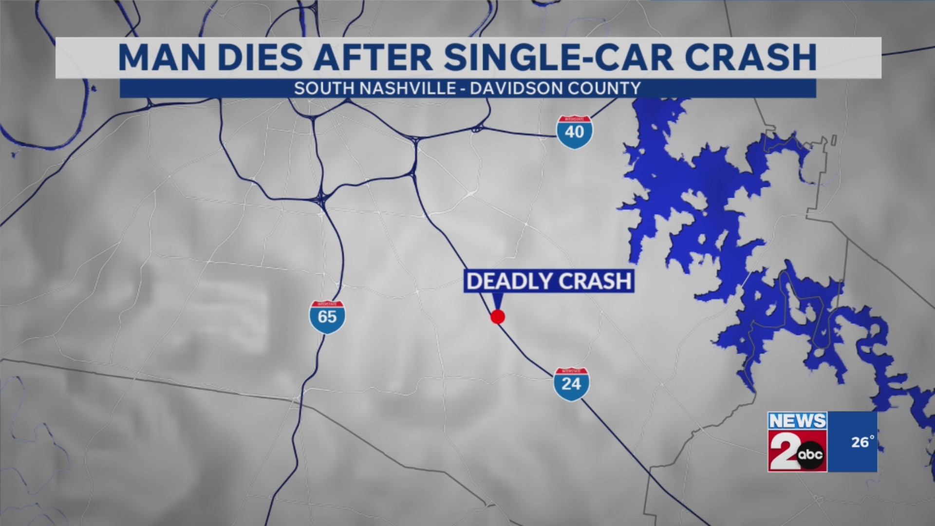 Man dies after single-car crash – WKRN News 2
