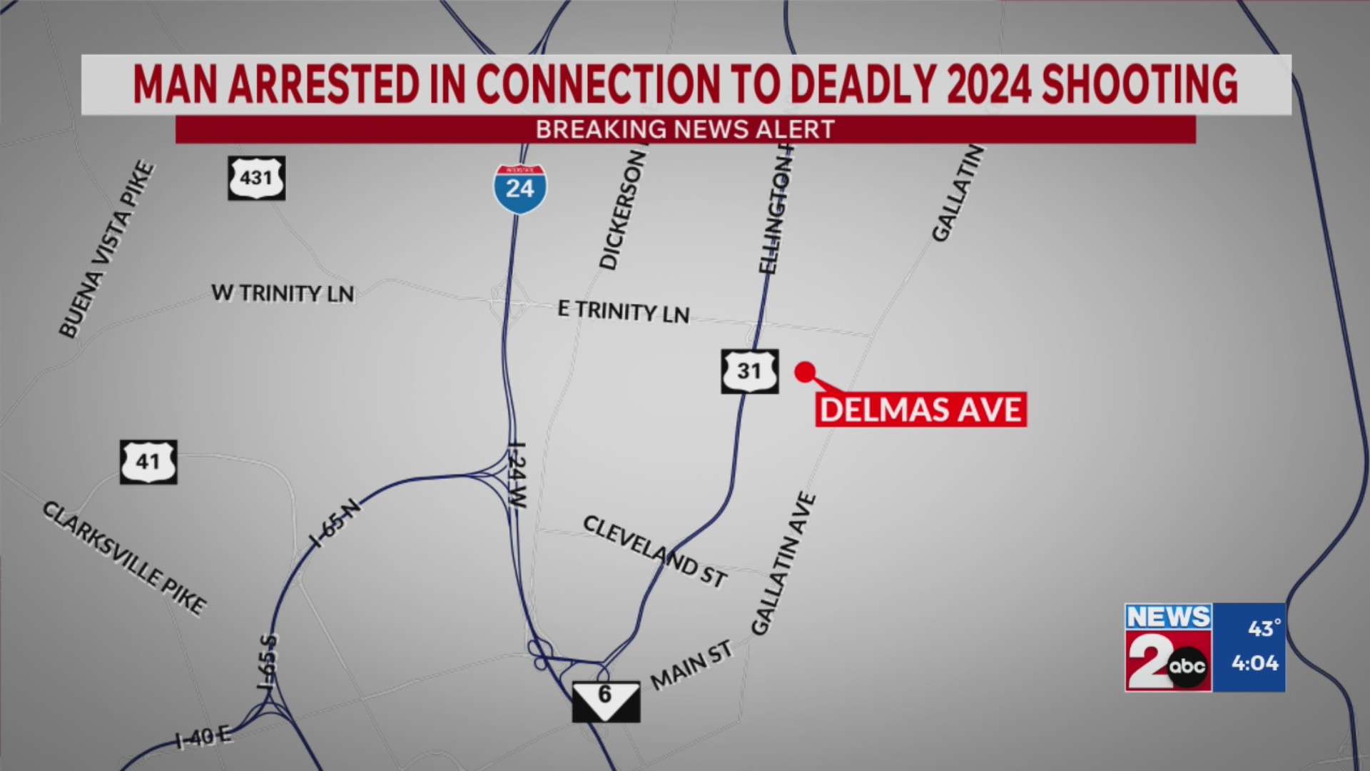 MNPD: Man accused of murder in November 2024 deadly shooting – WKRN News 2