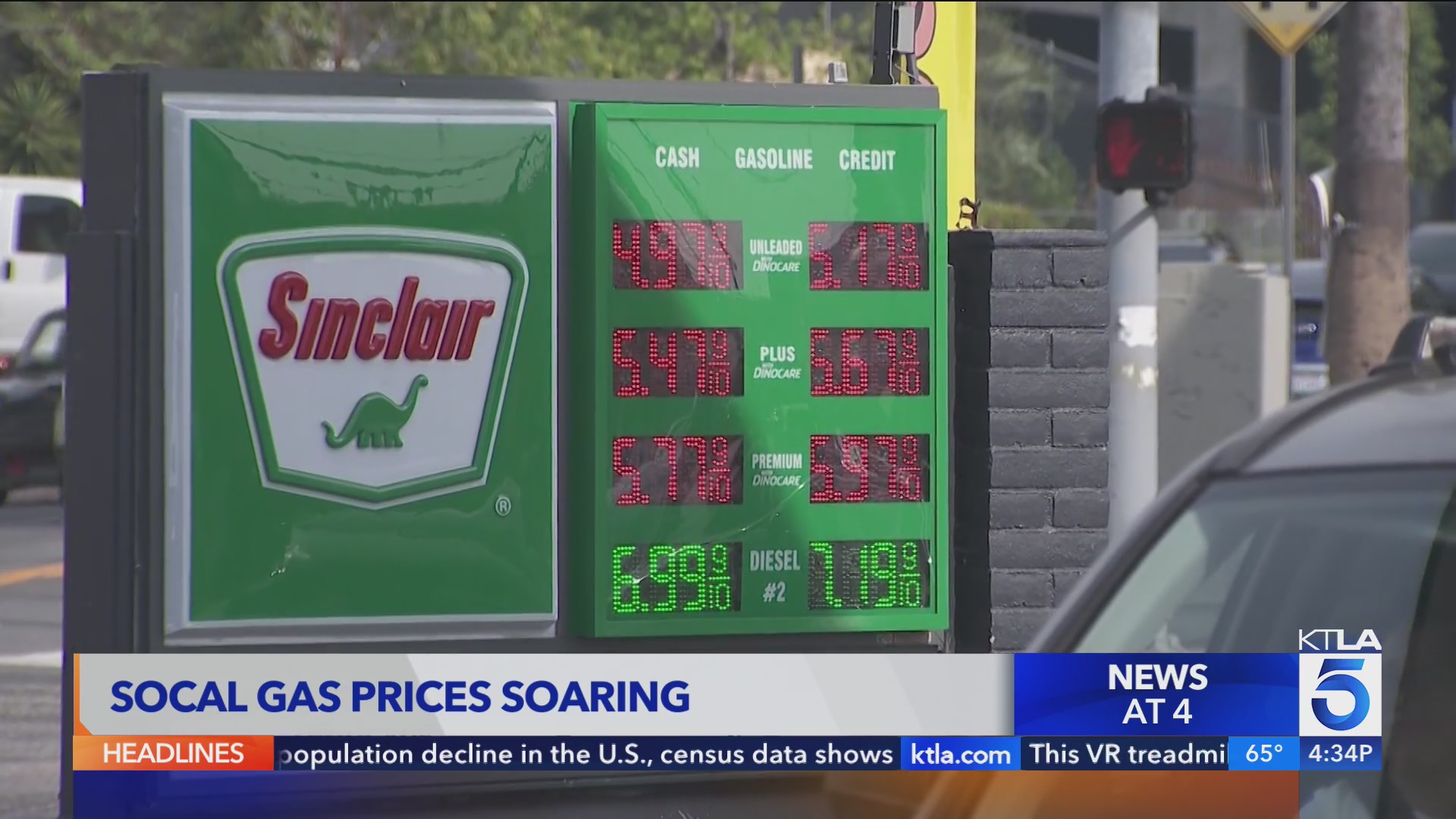 Gas at this East Hollywood gas station considered a deal as prices soar ...