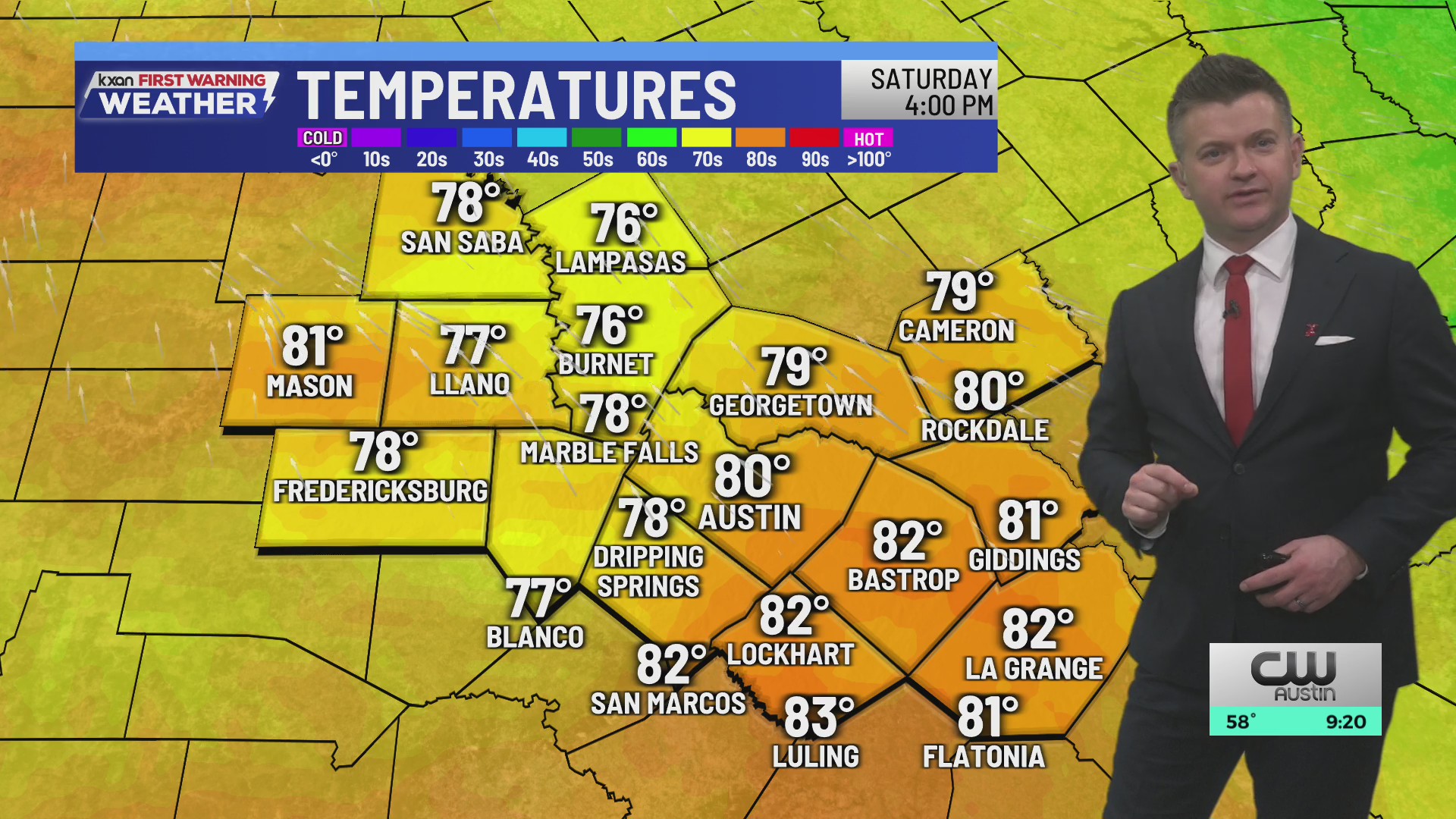 Warm weekend with 80s again on Saturday | KXAN Forecast (Feb. 6) – KXAN ...