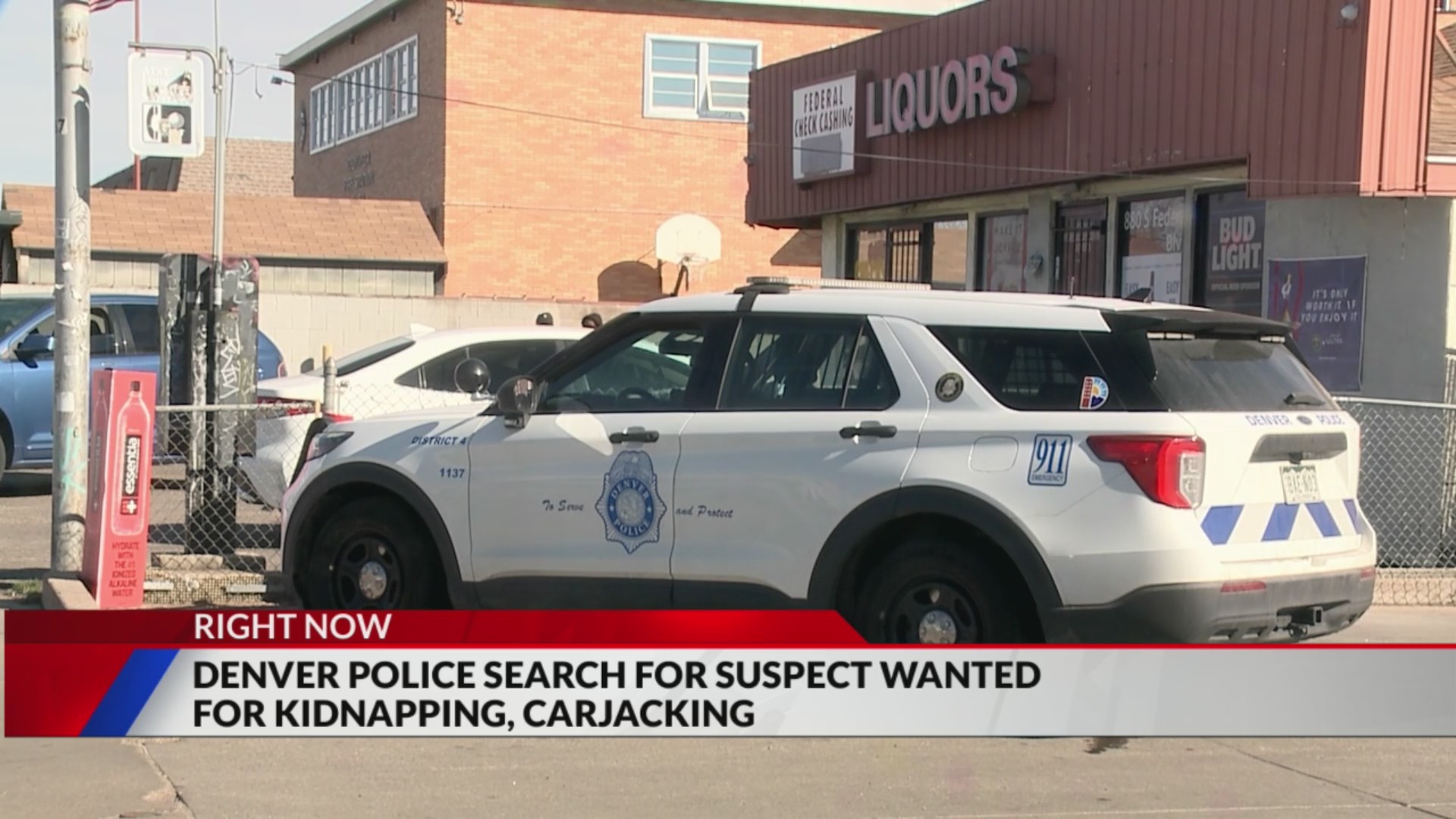 Denver police search for suspect wanted for kidnapping, carjacking ...