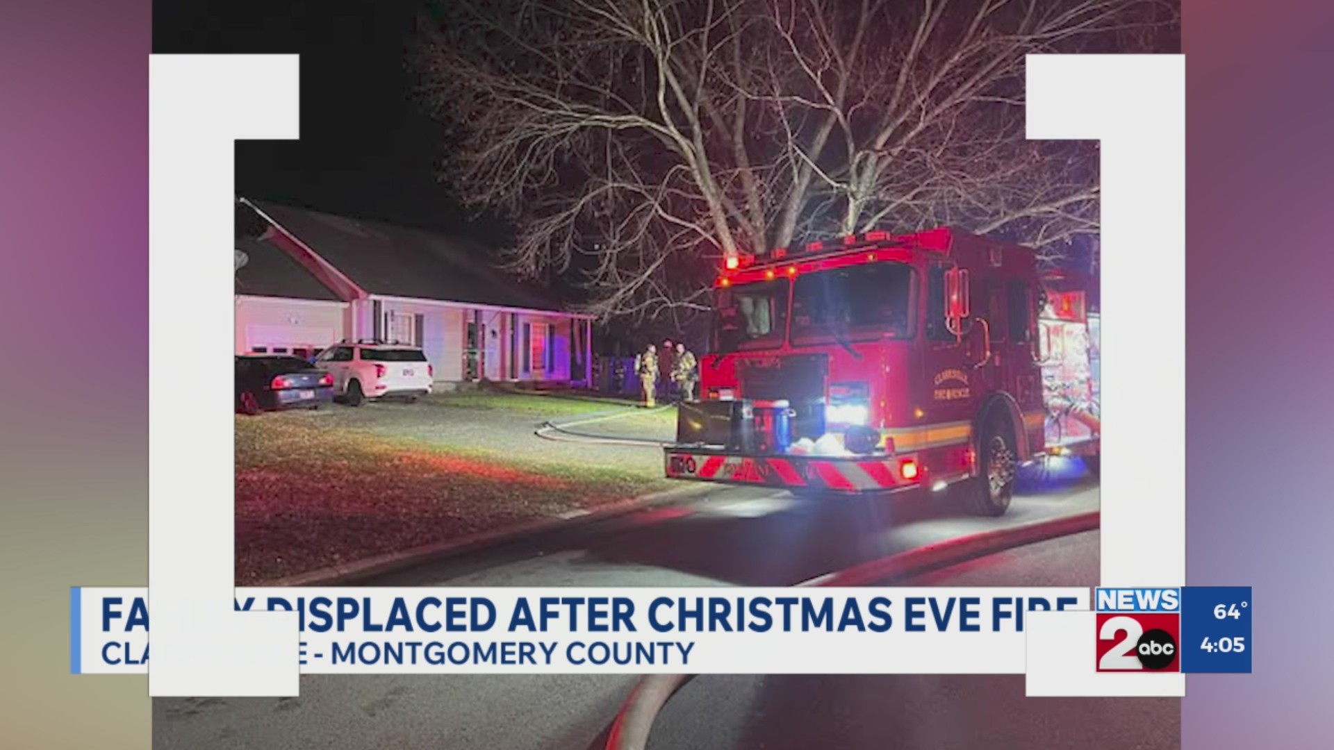 Family displaced after fire in Clarksville – WKRN News 2