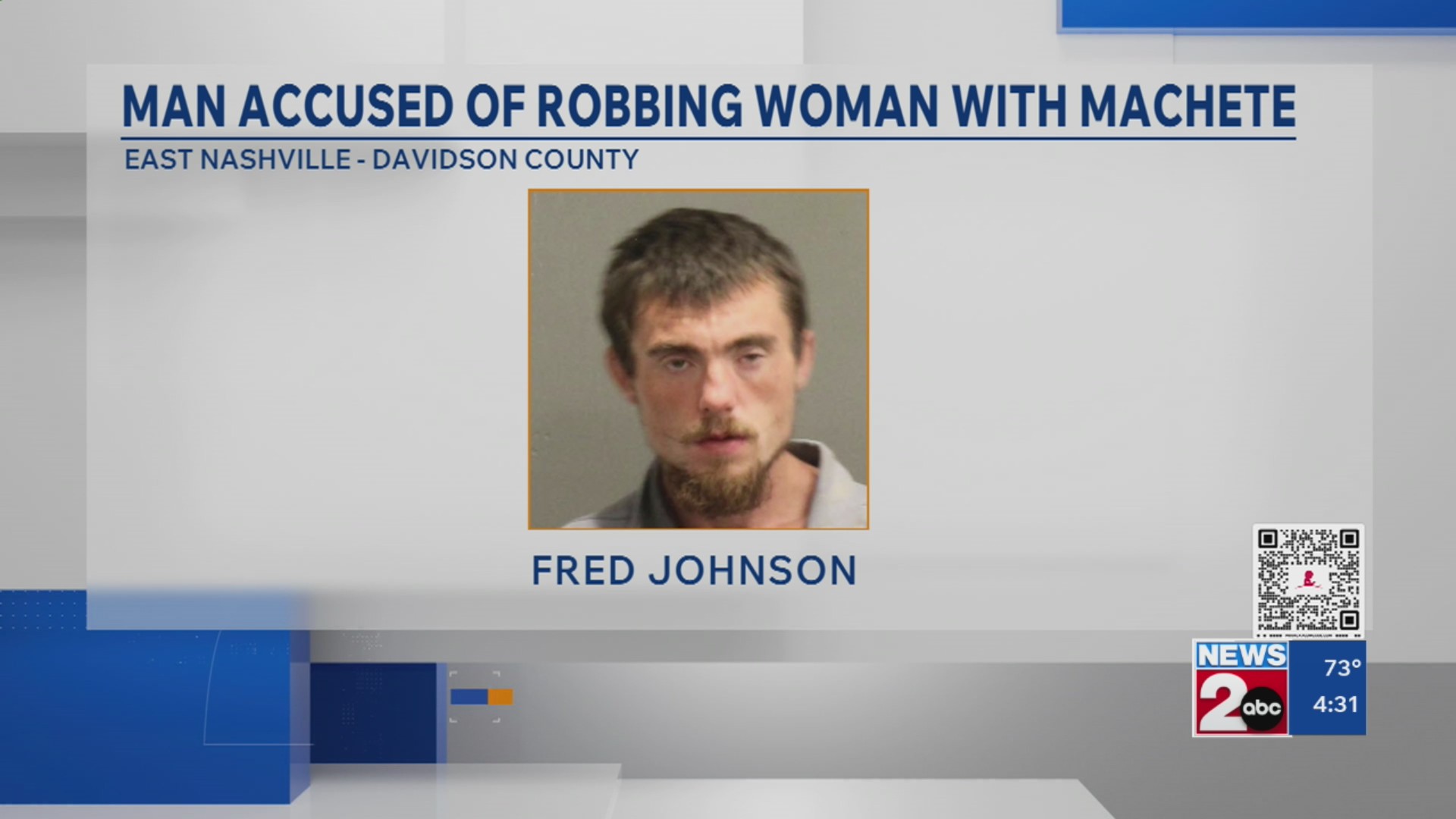 Man accused of robbing woman with machete in East Nashville – WKRN News 2