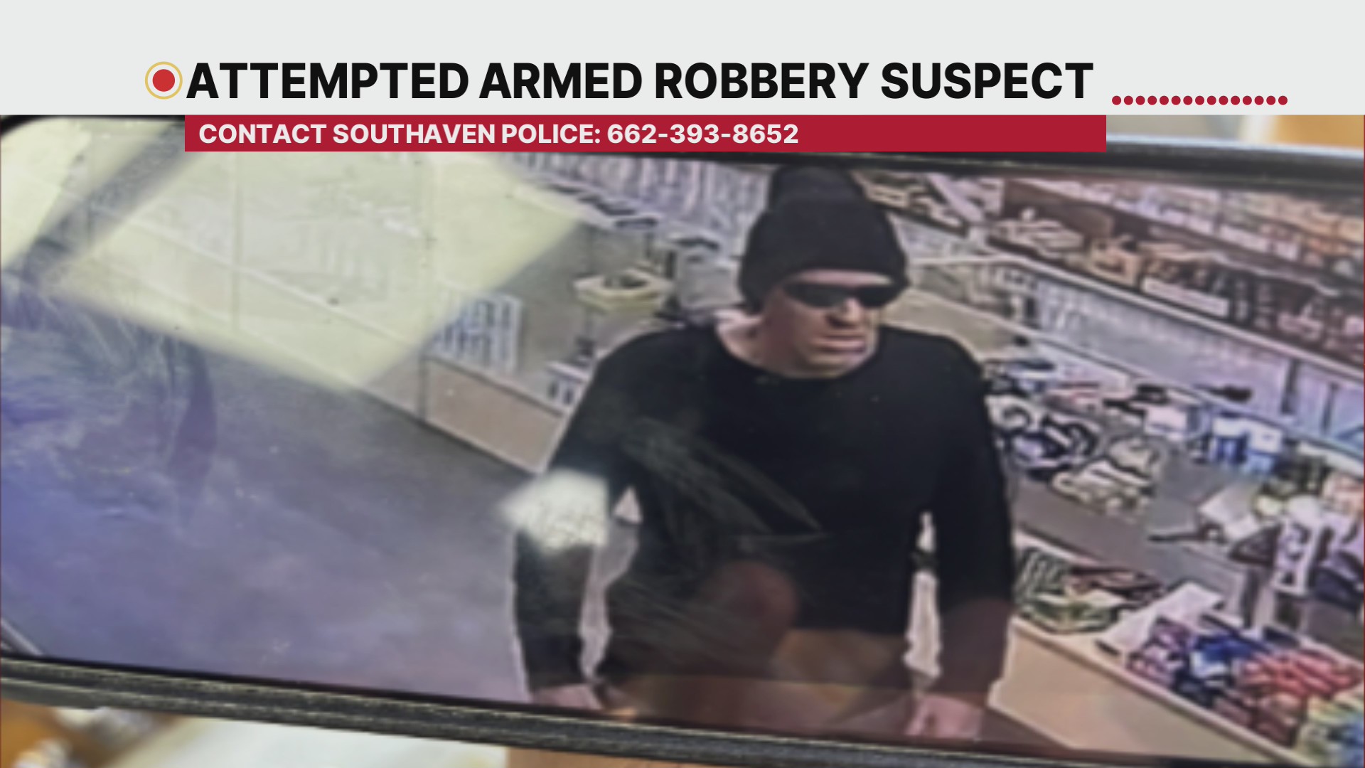 Police search for attempted armed robbery suspect in Southaven – WREG.com