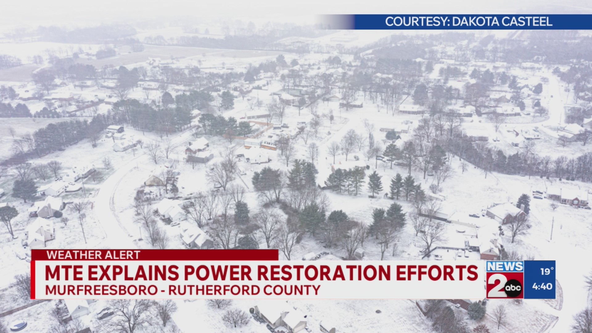Middle Tennessee Electric speaks to power restoration efforts – WKRN News 2
