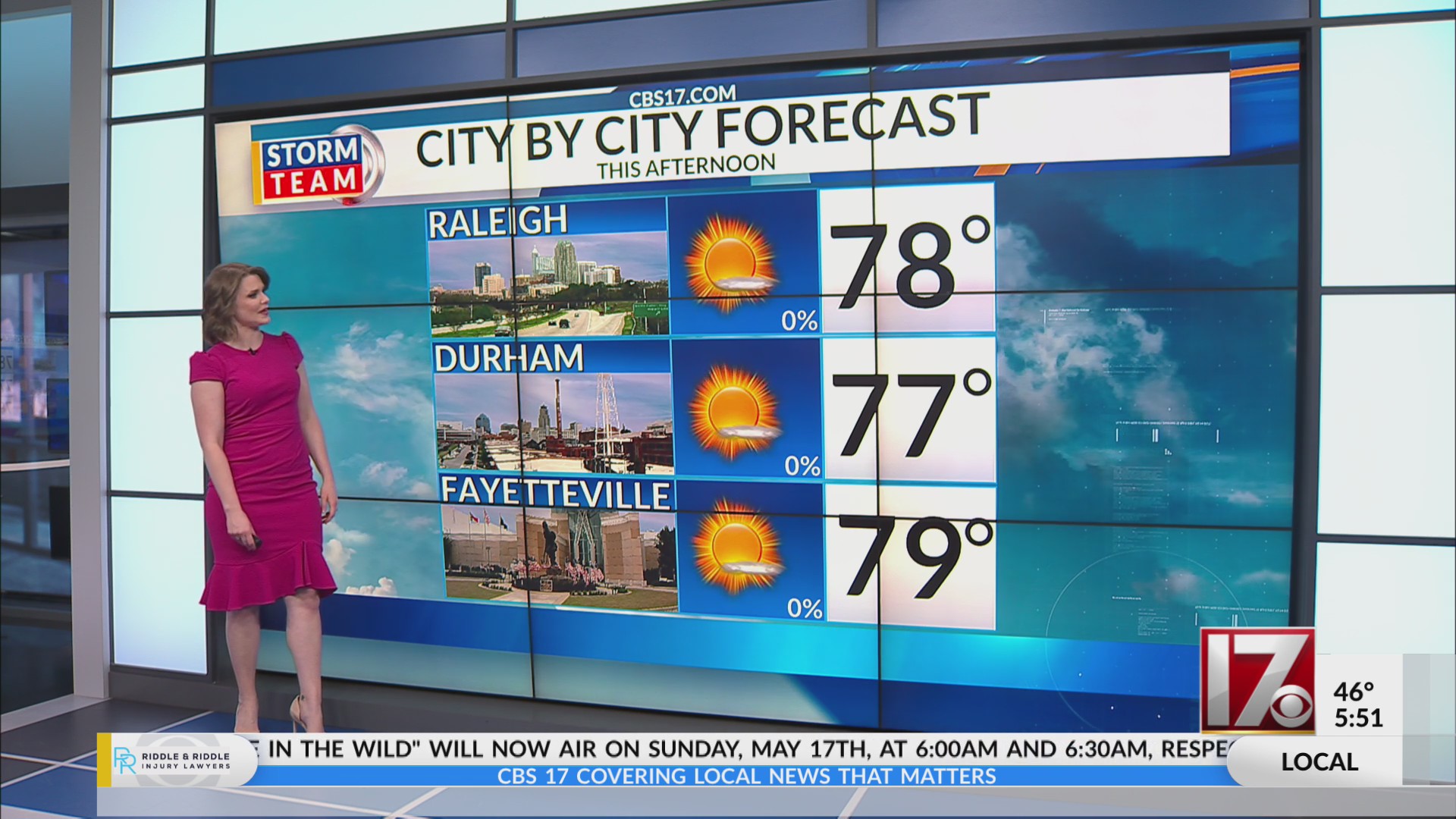 Heat builds over the weekend, 90s return to central NC – CBS17.com