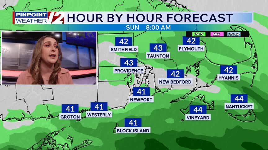 WPRI 12 Weather Now 4/24/26: Nice Evening; Sun to Clouds Saturday ...