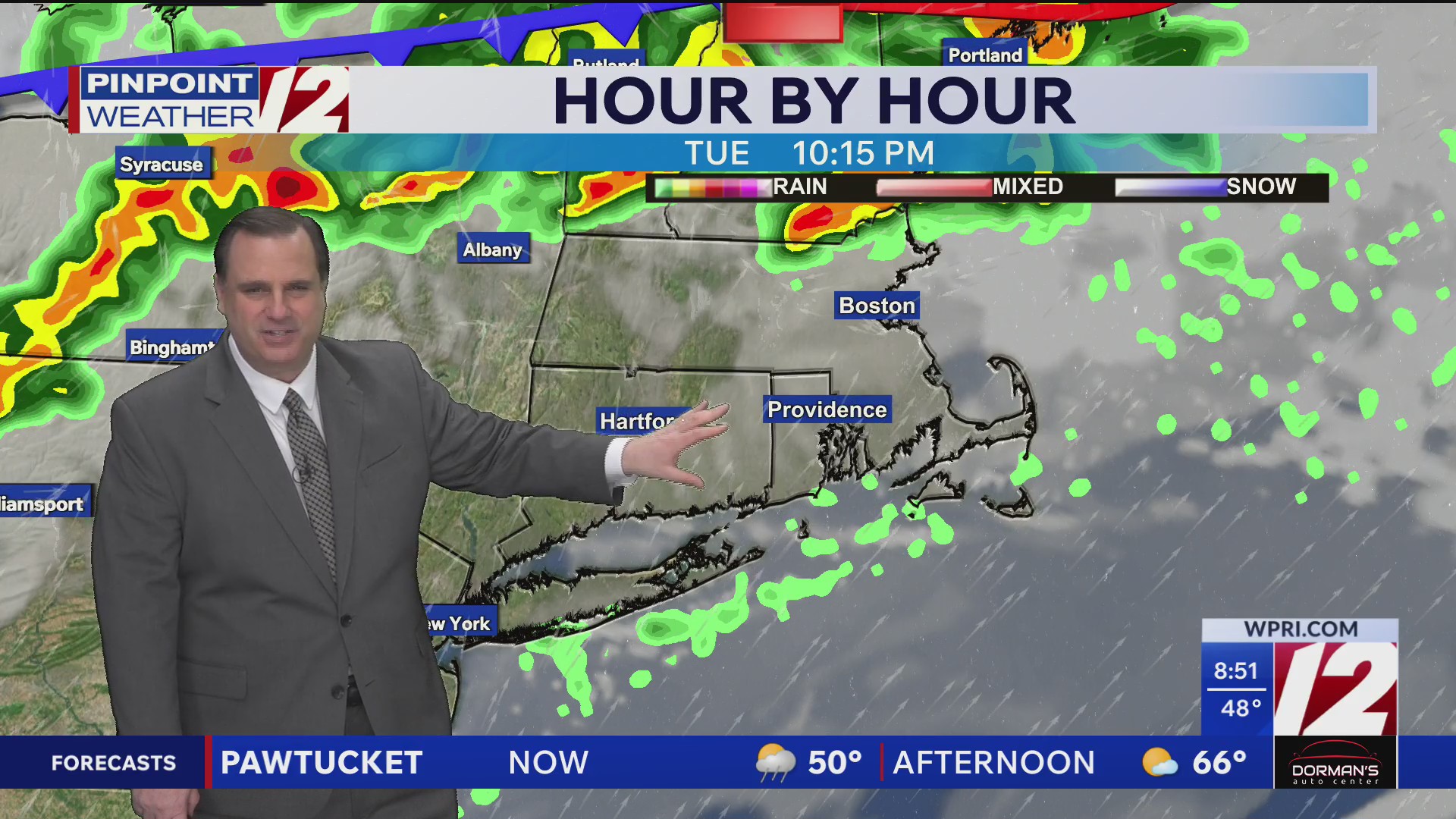 WPRI 12 Weather Forecast for 3/31/26: AM Showers to Partial Sun and ...