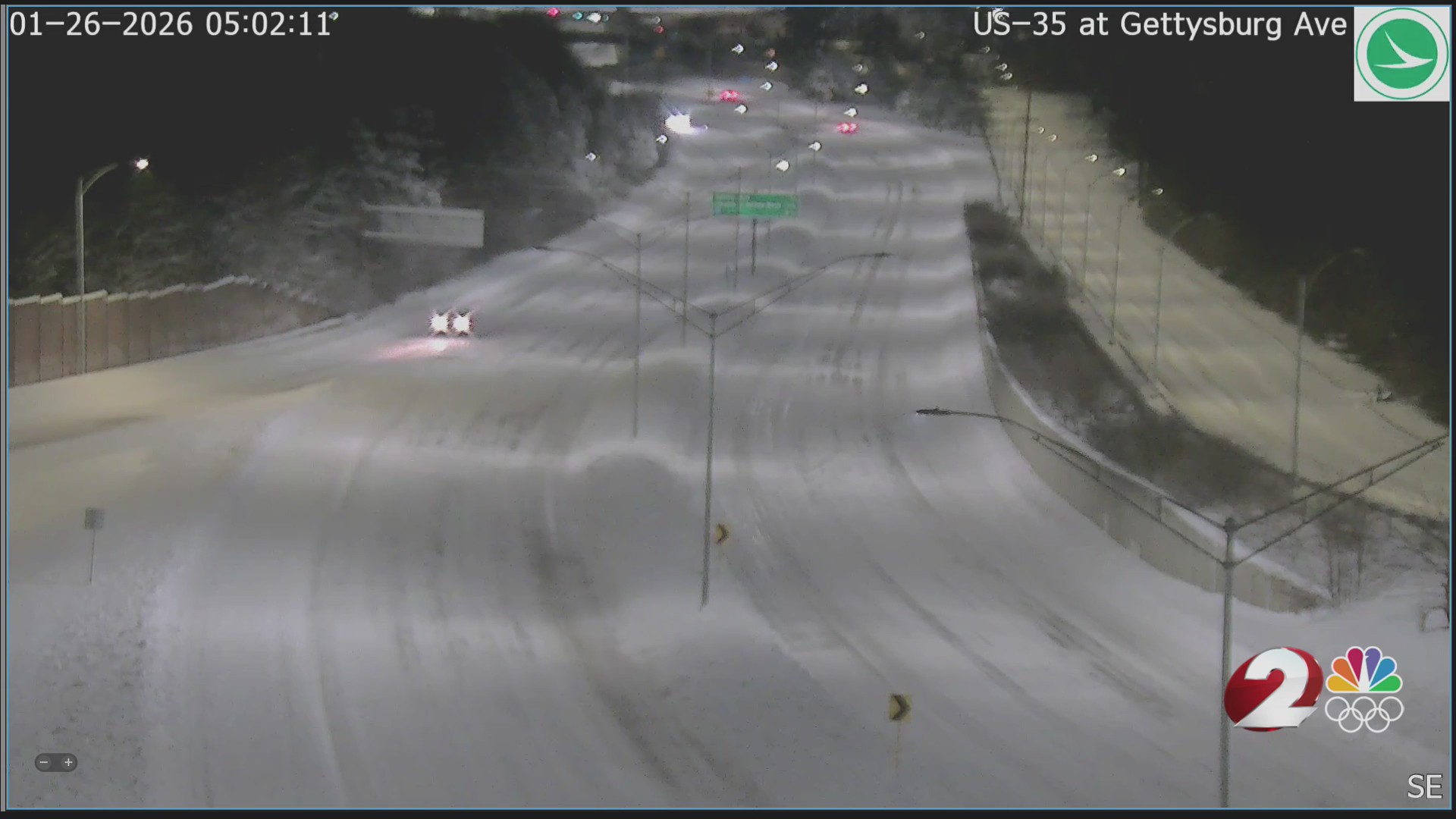 Traffic is quiet today as many counties under level 3 snow emergency ...