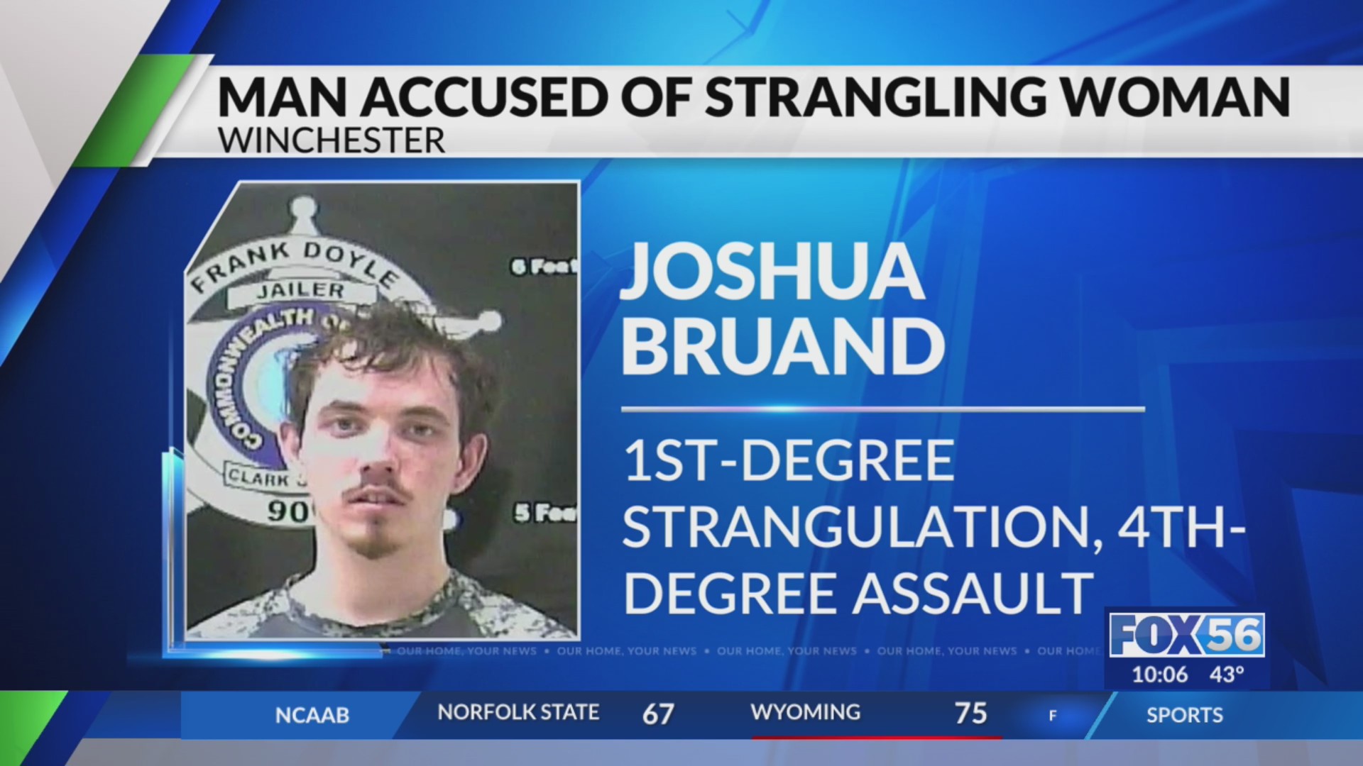 Strangle 51 Man allegedly caught on camera trying to strangle woman in Winchester ...