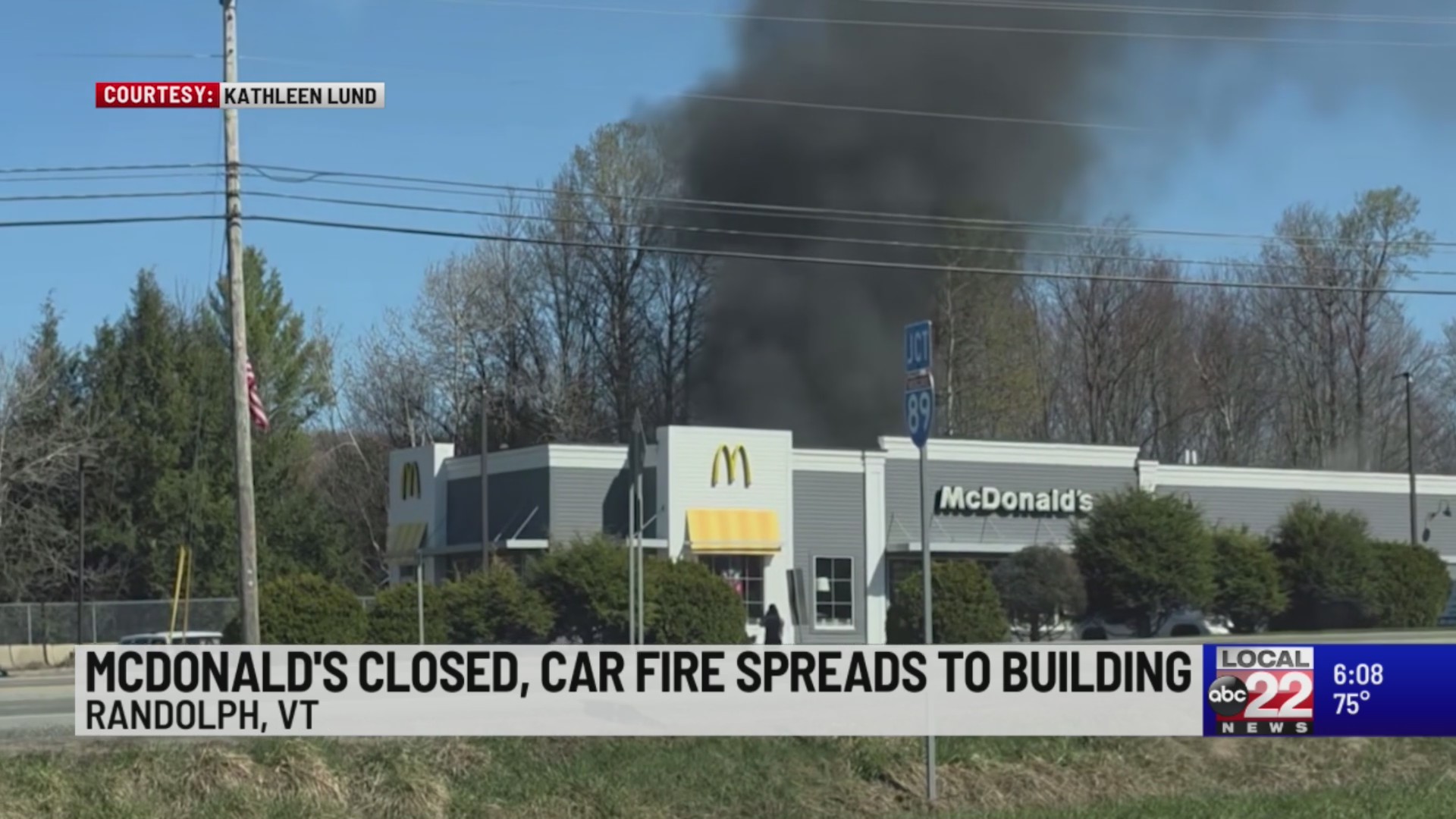 Car catches fire in Randolph McDonald’s drive-thru – ABC22 & FOX44