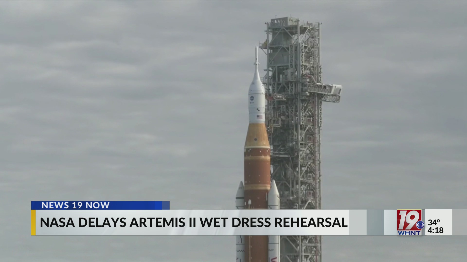 NASA Delays Artemis II Wet Dress Rehearsal | Jan. 30, 2026 | News 19 at ...