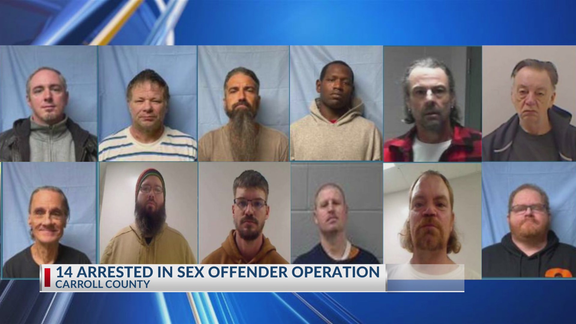 14 arrested in sex offender operation in Carroll County – KNWA FOX24