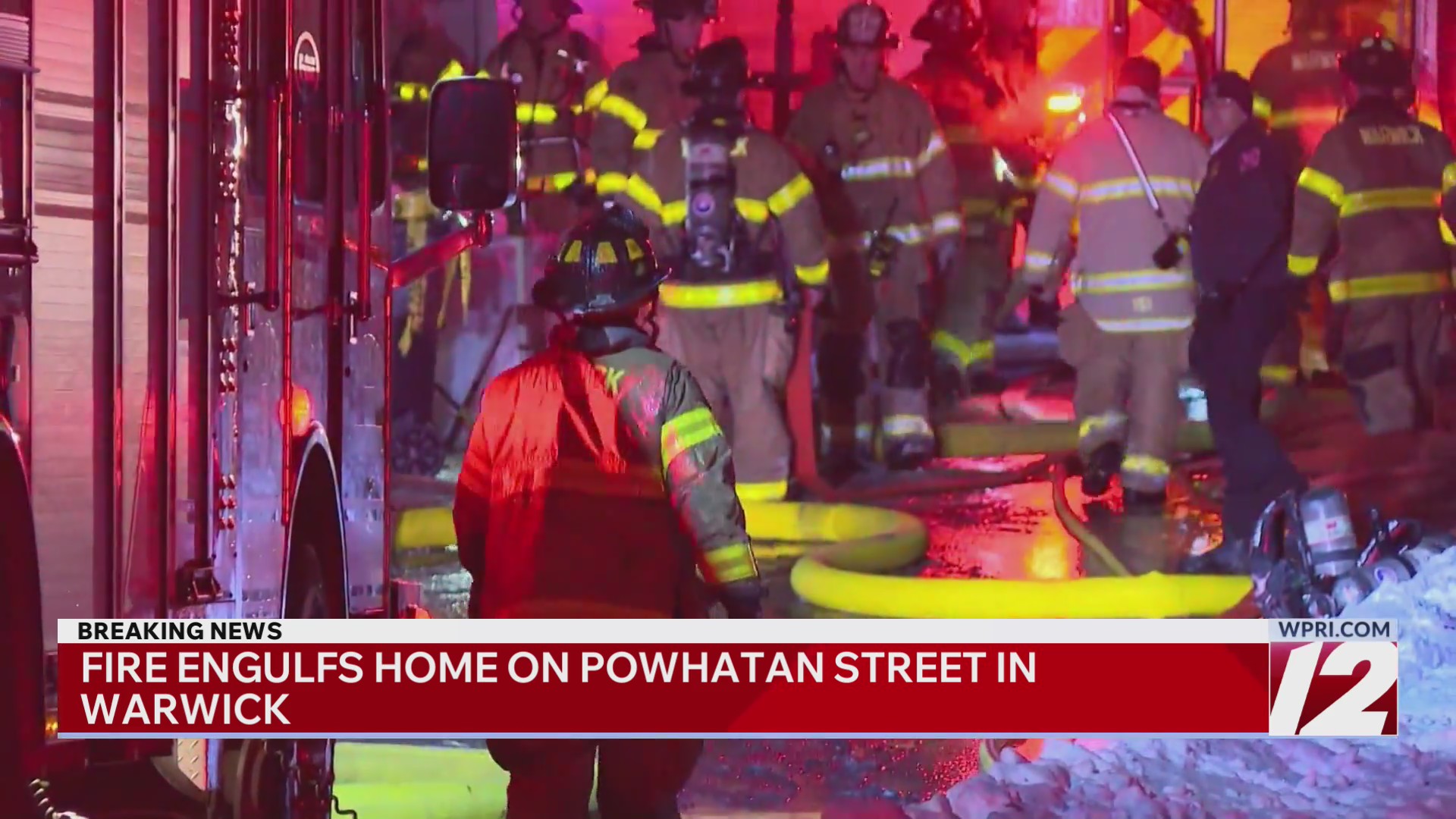 Crews knock down house fire in Warwick – WPRI.com