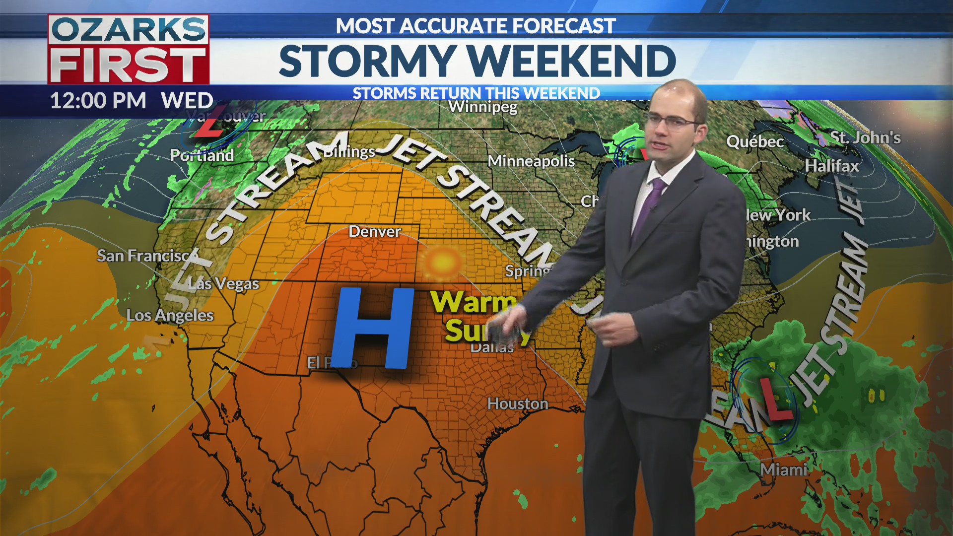 Sunny and warm before weekend storm chances – KOLR – OzarksFirst.com