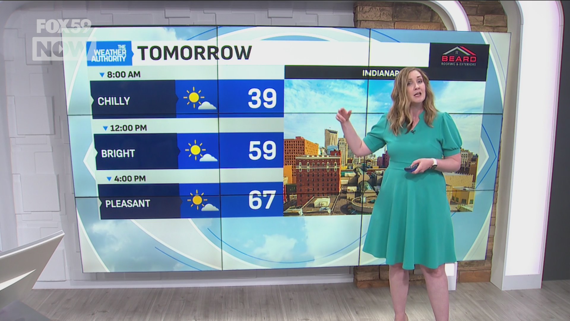 Sunny, cool days lead to potential rain over weekend – Fox 59