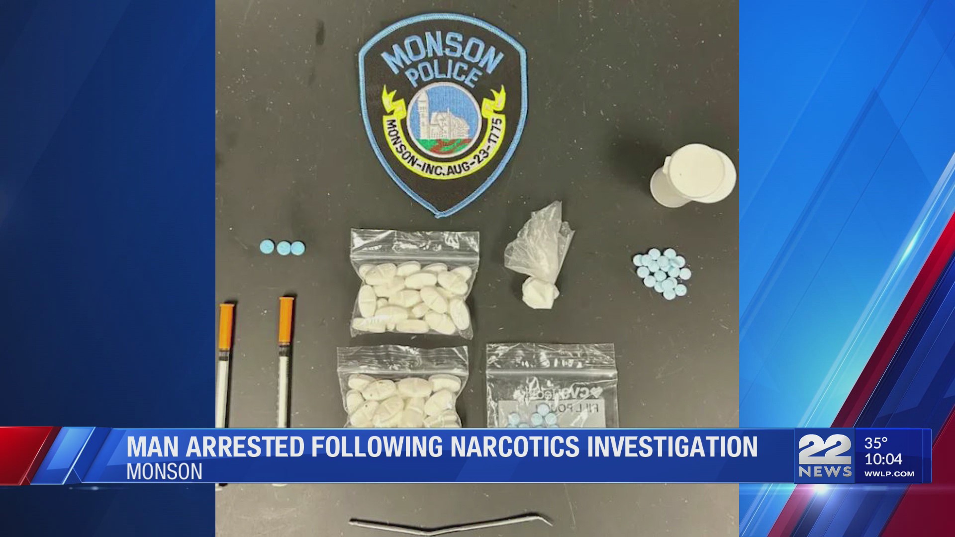 Westfield man arrested after Monson narcotics investigation – WWLP