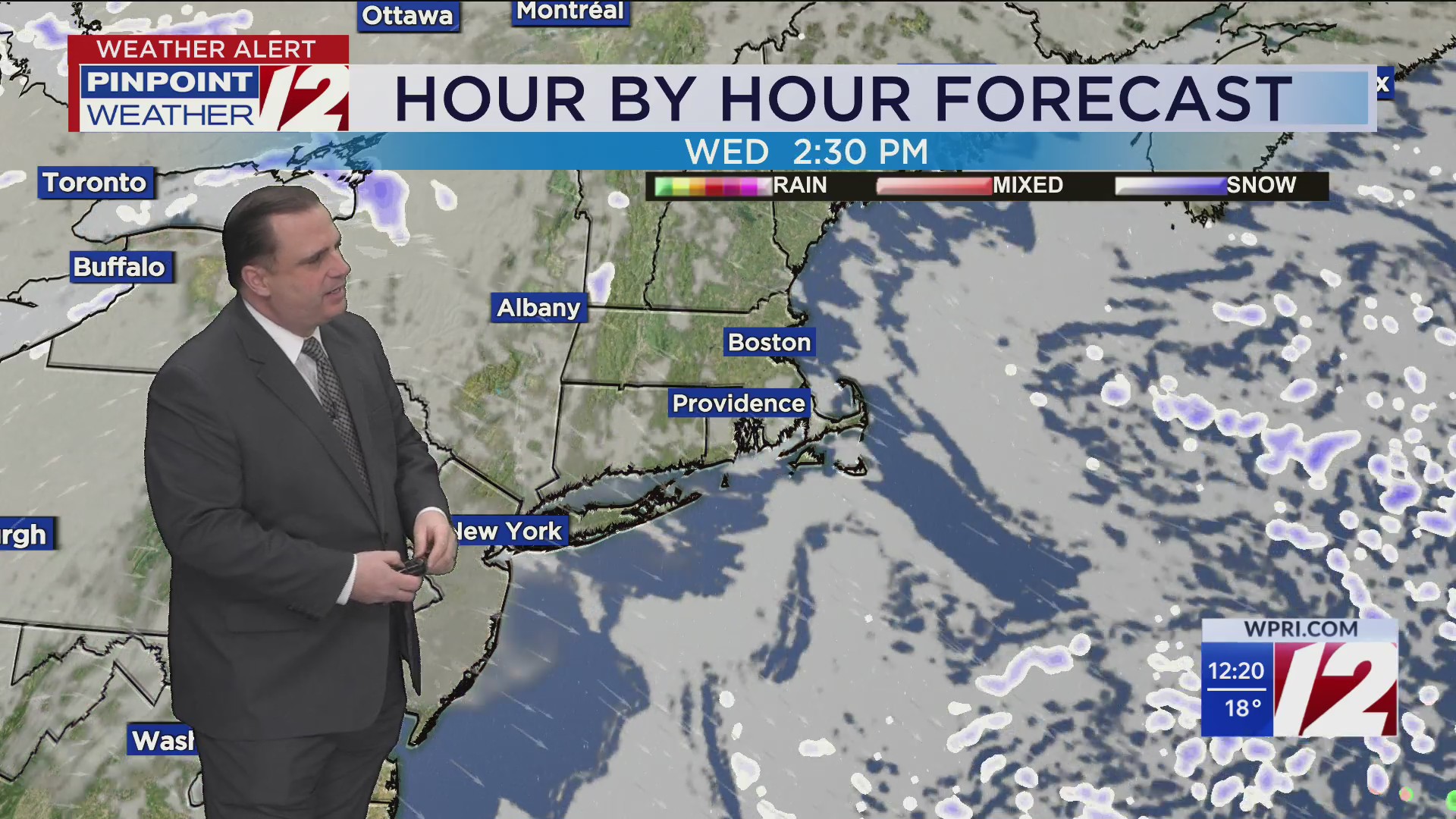WPRI 12 Weather Forecast for 1/26/26: Lingering snow showers today ...
