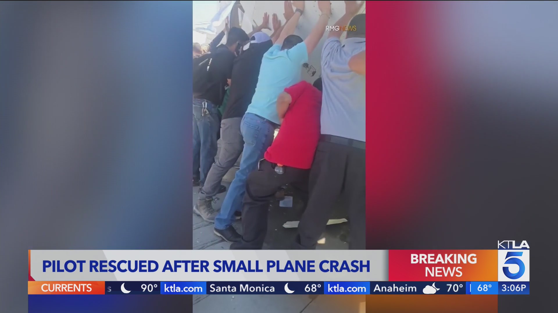 Good Samaritans lift small plane to free pilot after Pacoima crash – KTLA